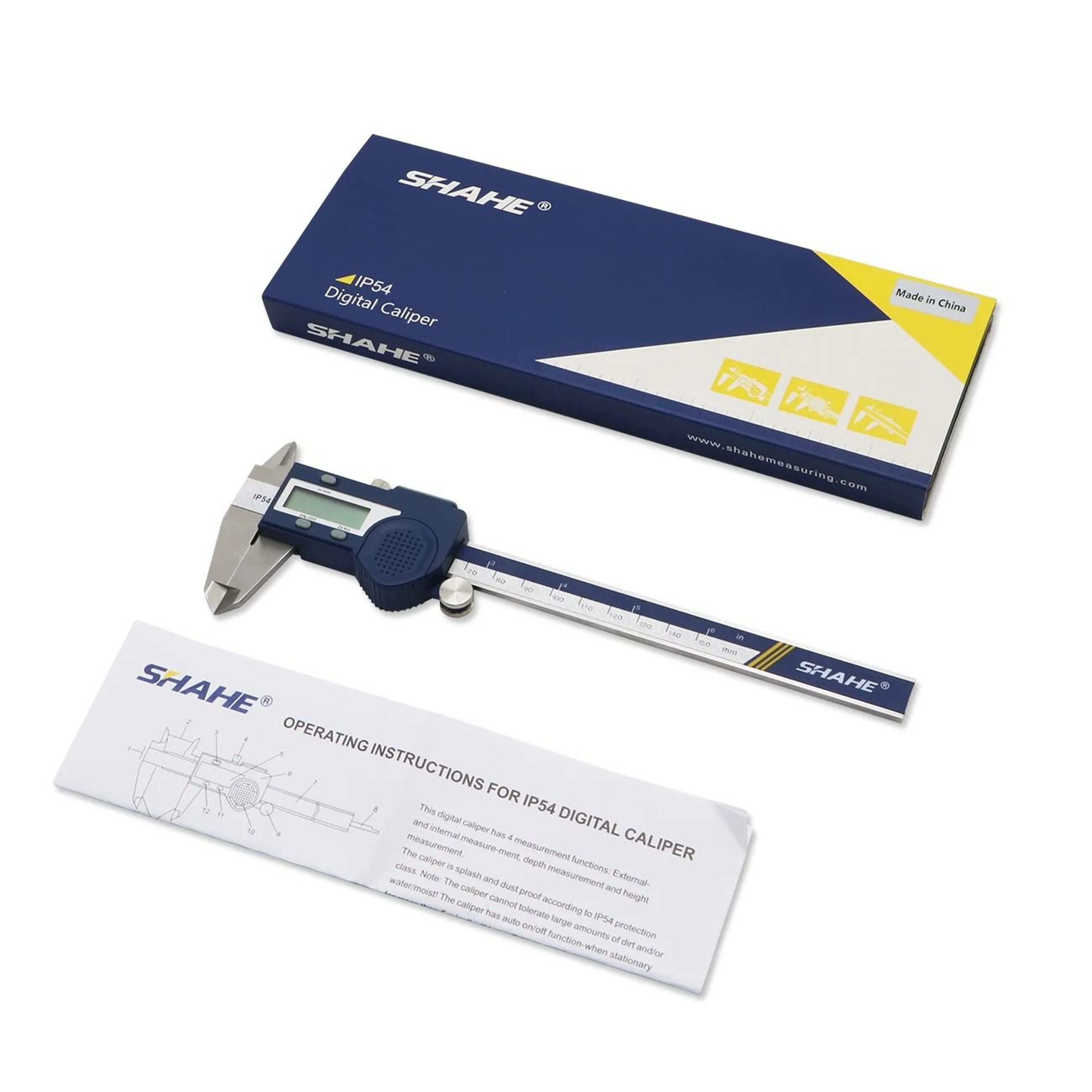 precision 150mm stainless steel digital vernier caliper with lcd display