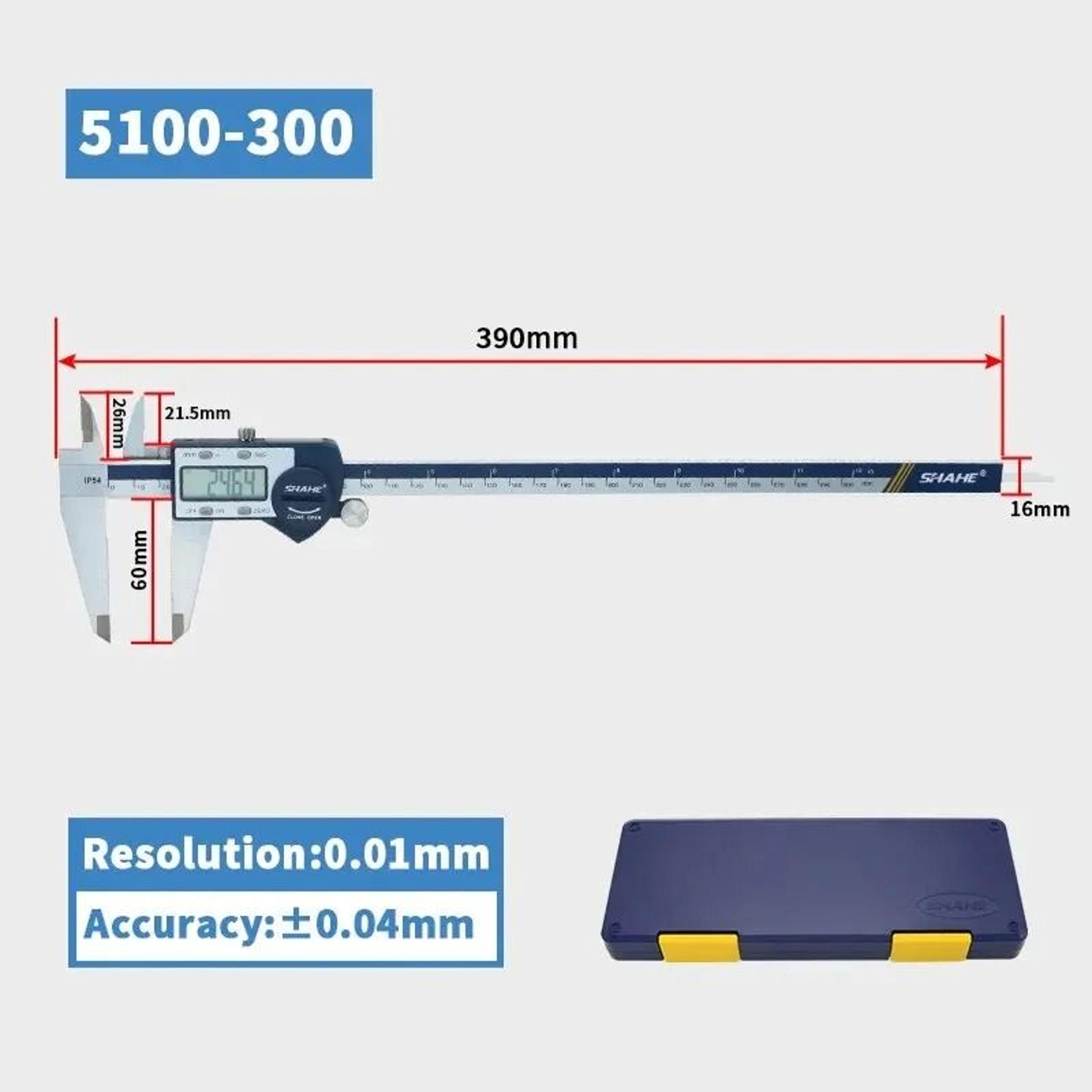 Precision Stainless Steel Digital Vernier Caliper LCD Display 9
