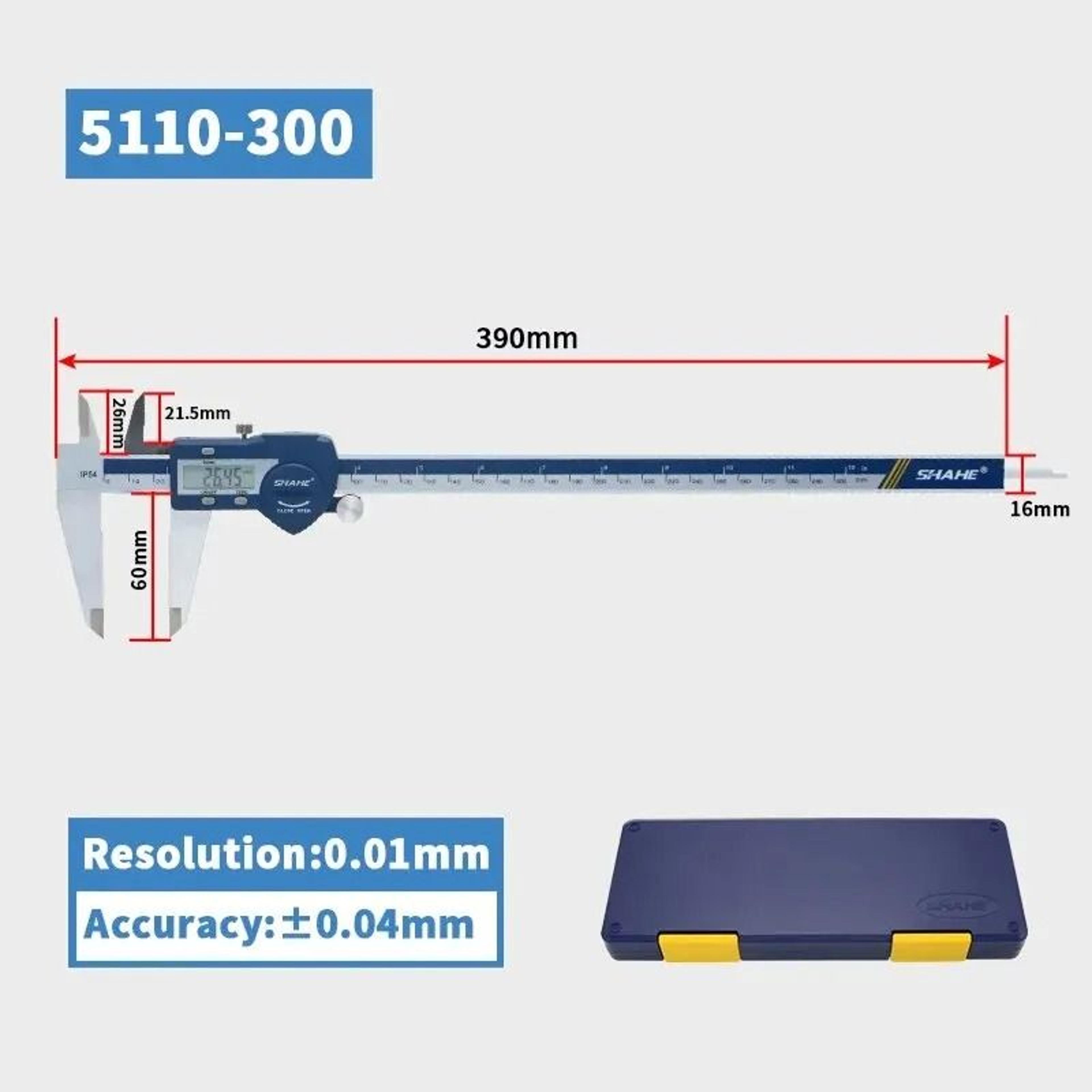 Precision Stainless Steel Digital Vernier Caliper LCD Display 8