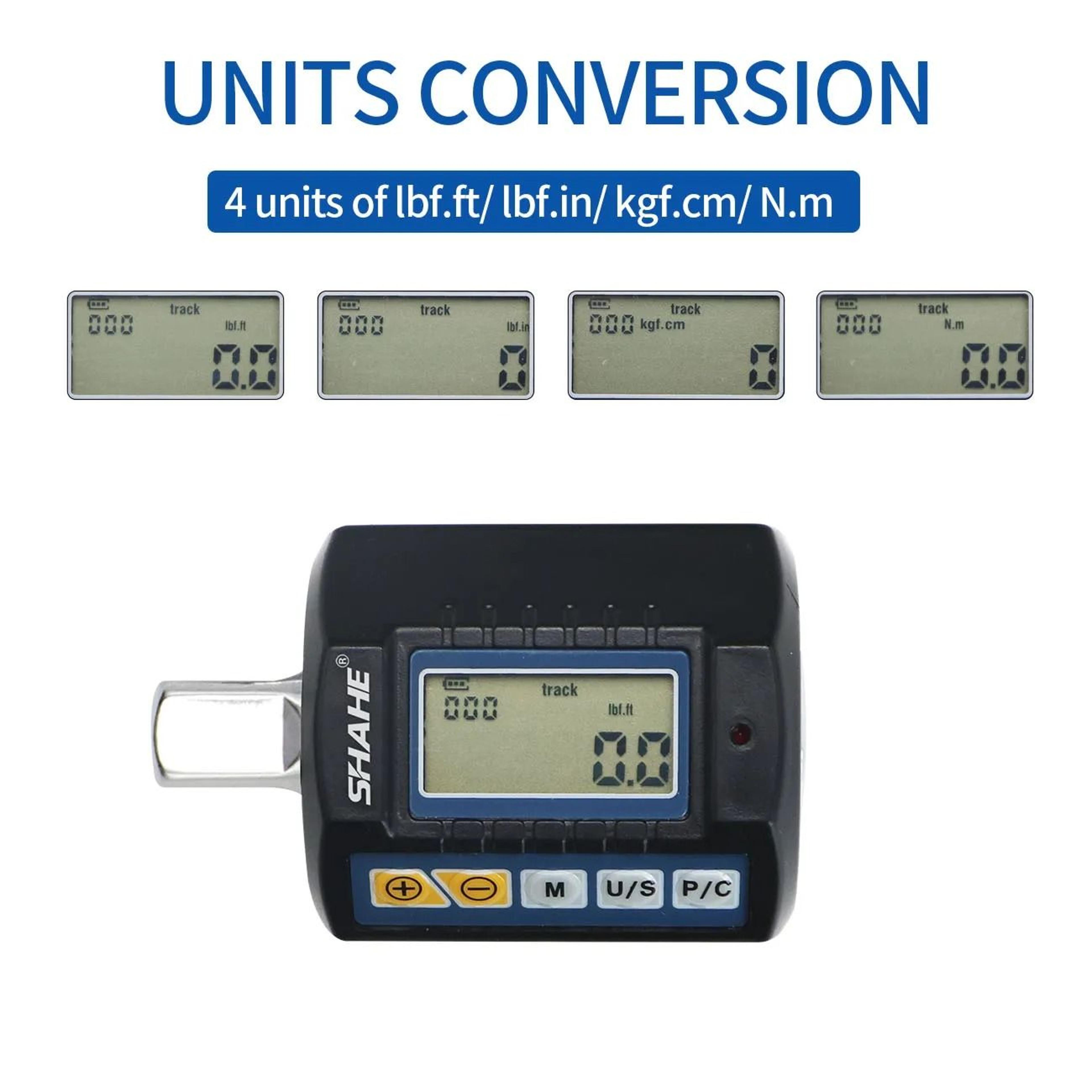 Precision Digital Torque Wrench Adapter With LCD Display 8