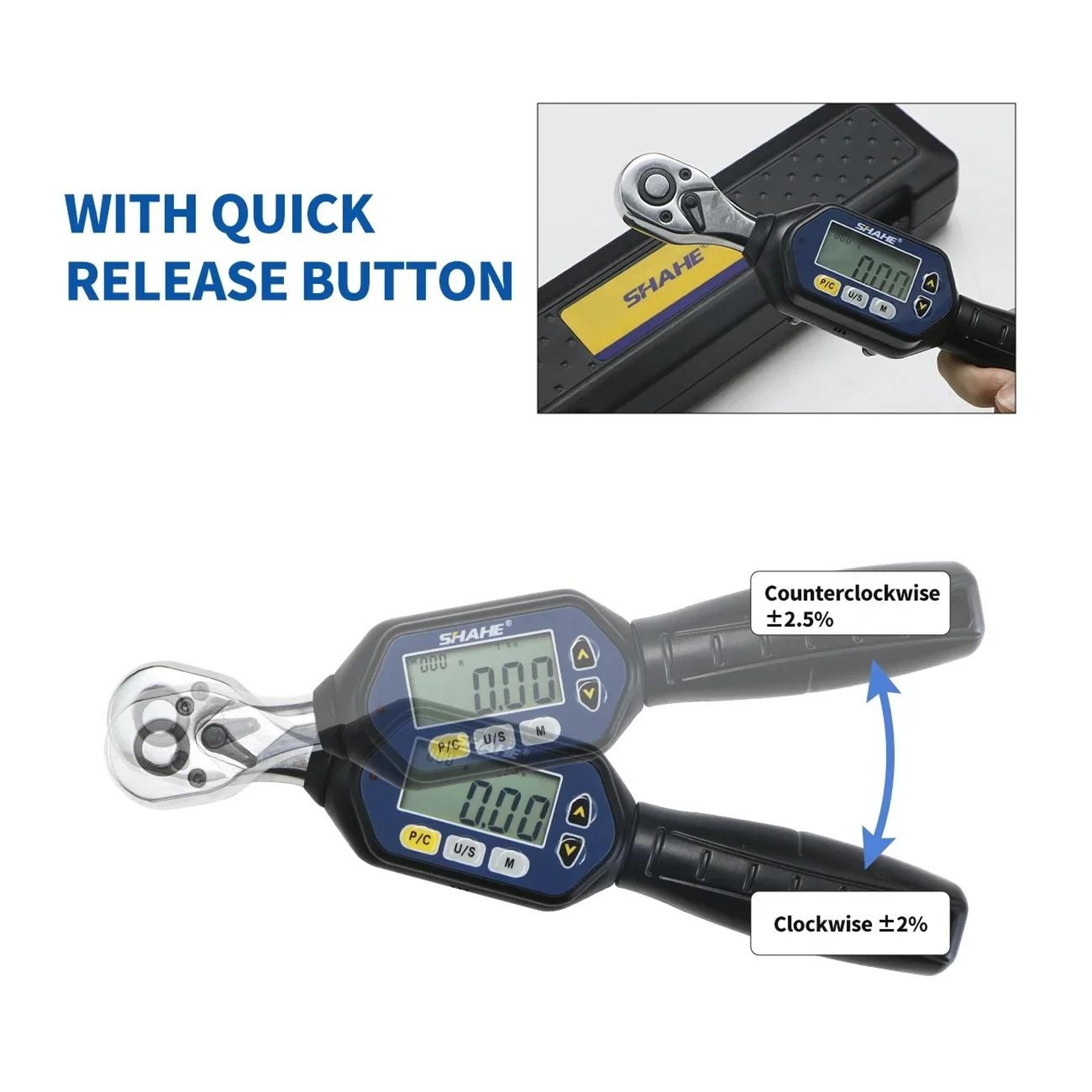Mini Digital Torque Wrench With Adjustable Precision Control 7
