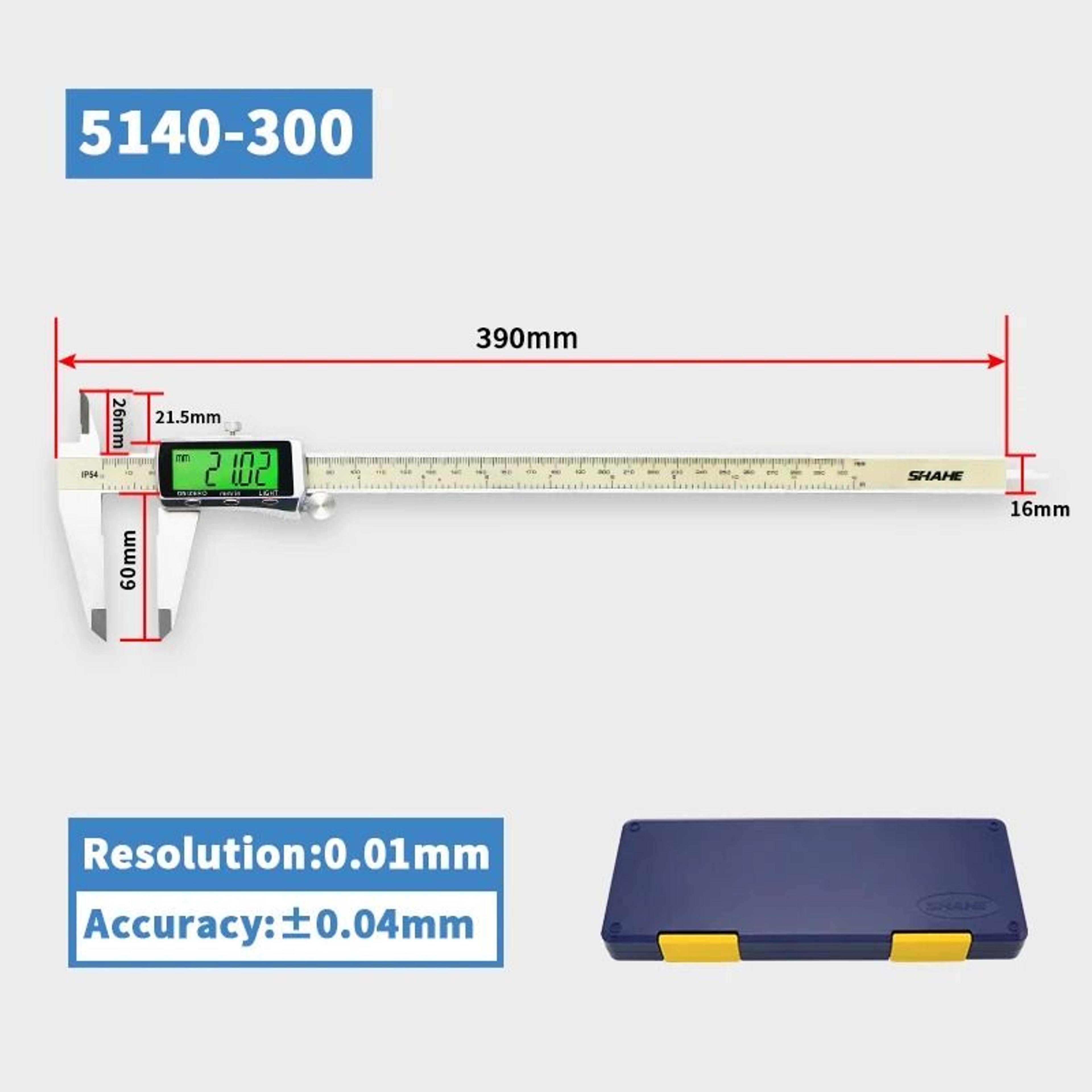 150mm Backlit Digital Vernier Caliper For Accurate Measuring 3