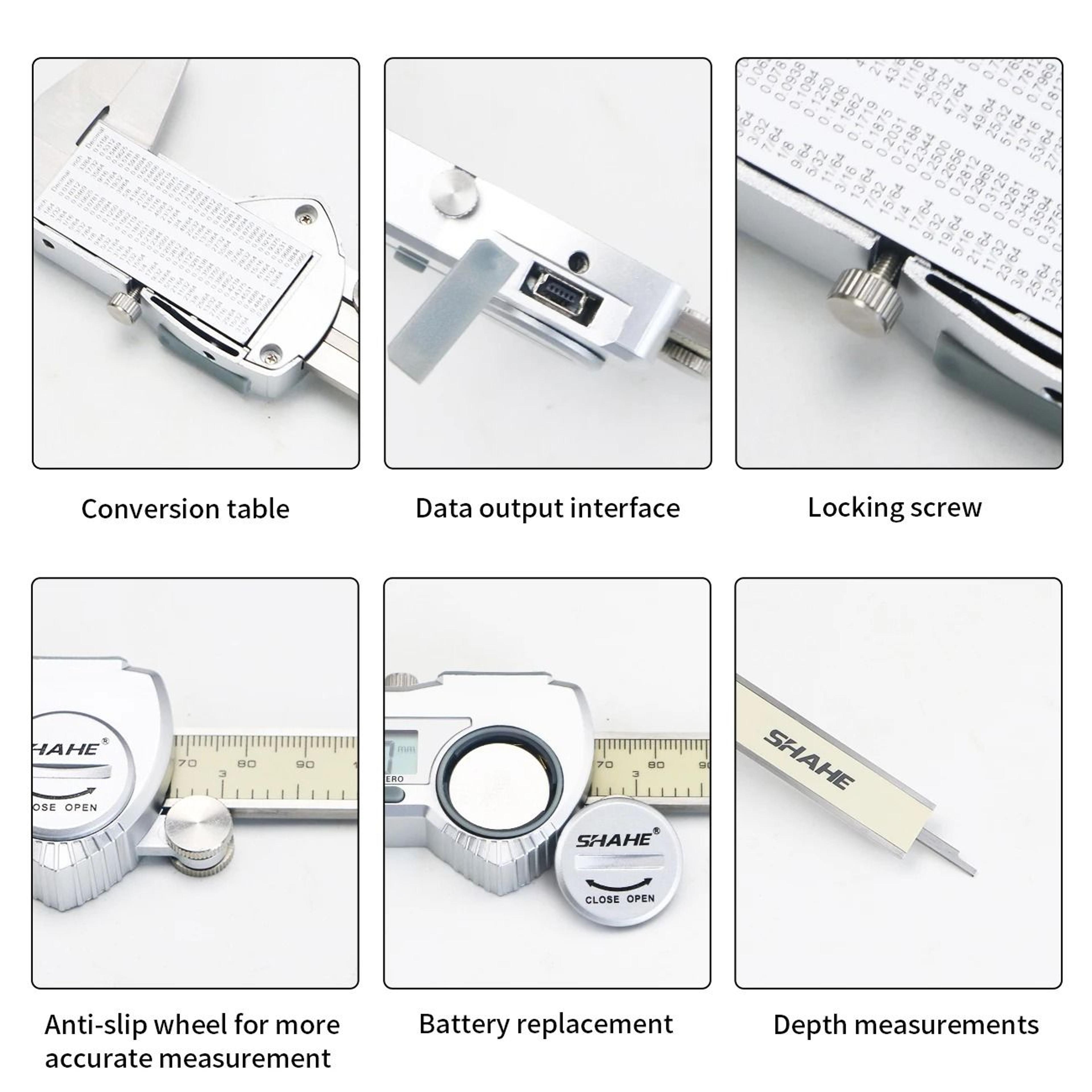 150mm IP54 Digital Vernier Caliper With Stainless Steel Ruler 1