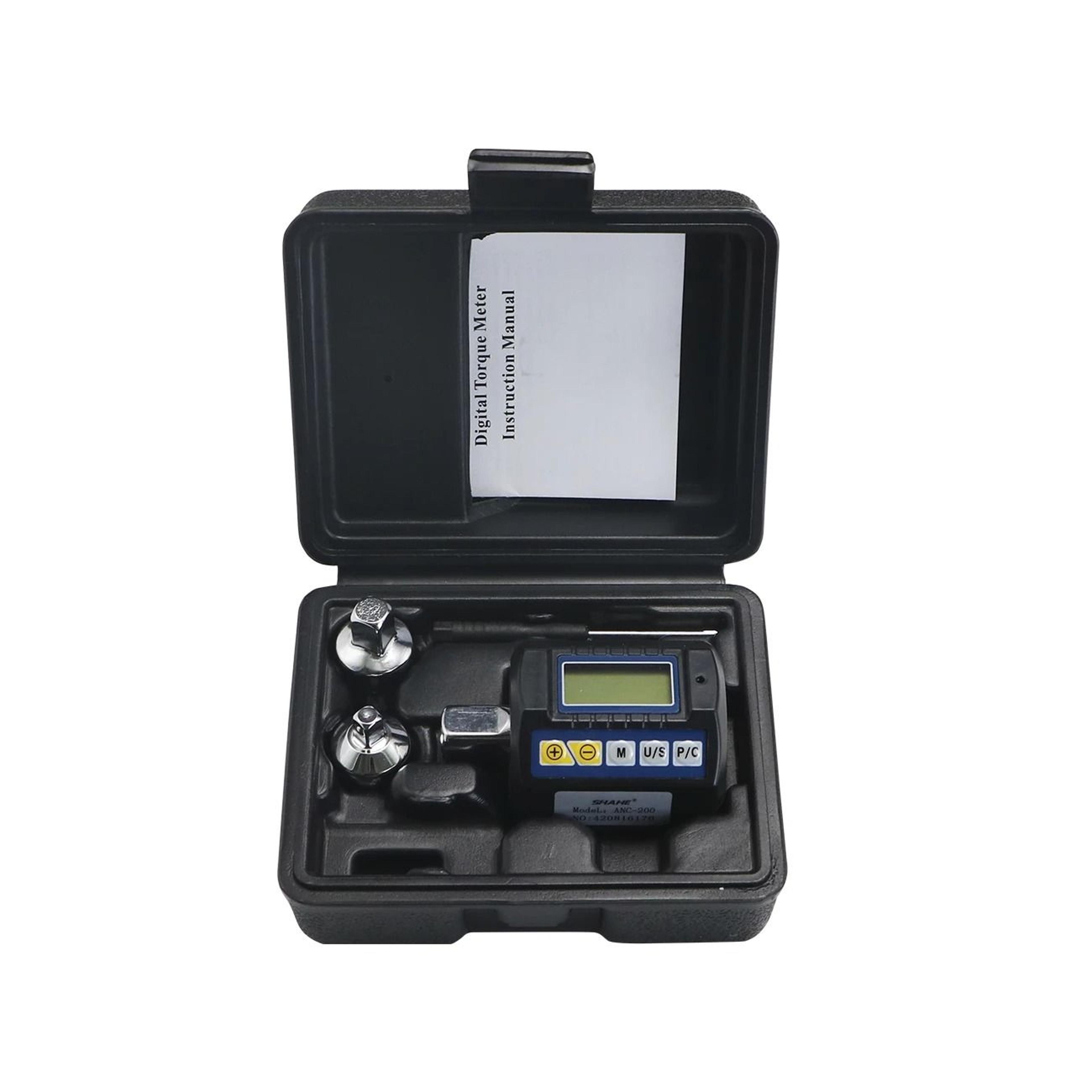 digital torque wrench adapter kit with lcd display and socket converters