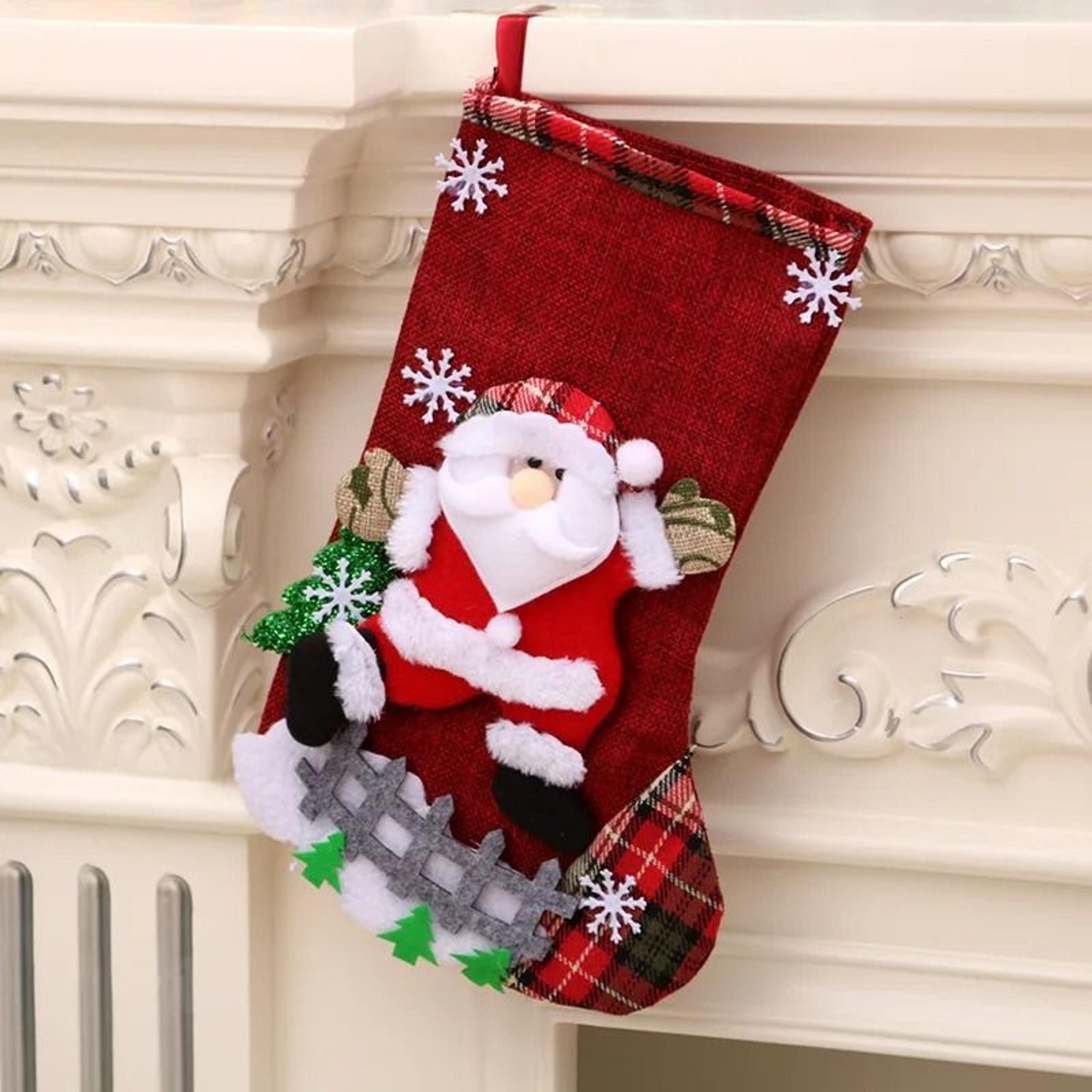 Mini Christmas Stocking Gift Bags For Candy And Tree Decorations 2