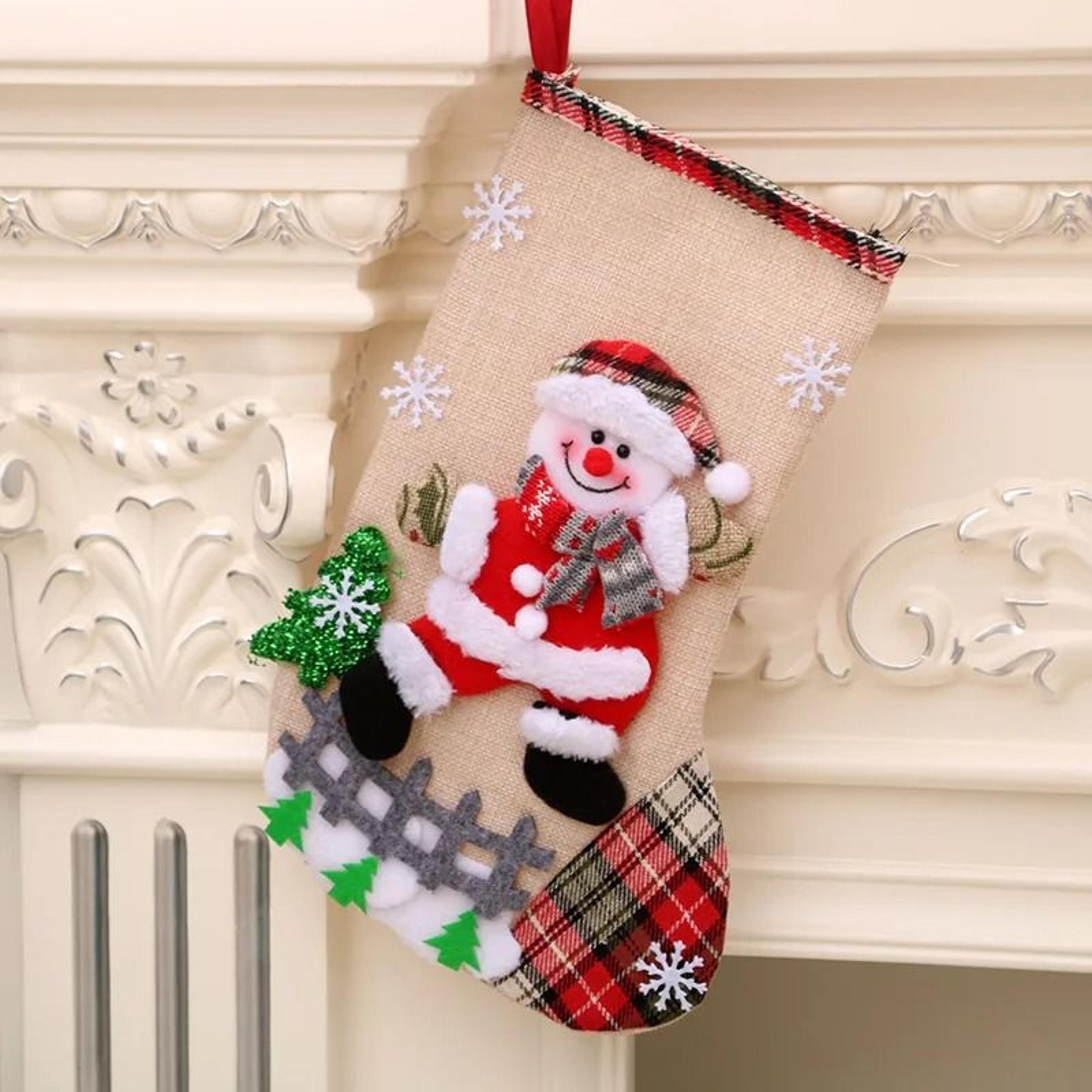 Mini Christmas Stocking Gift Bags For Candy And Tree Decorations 3