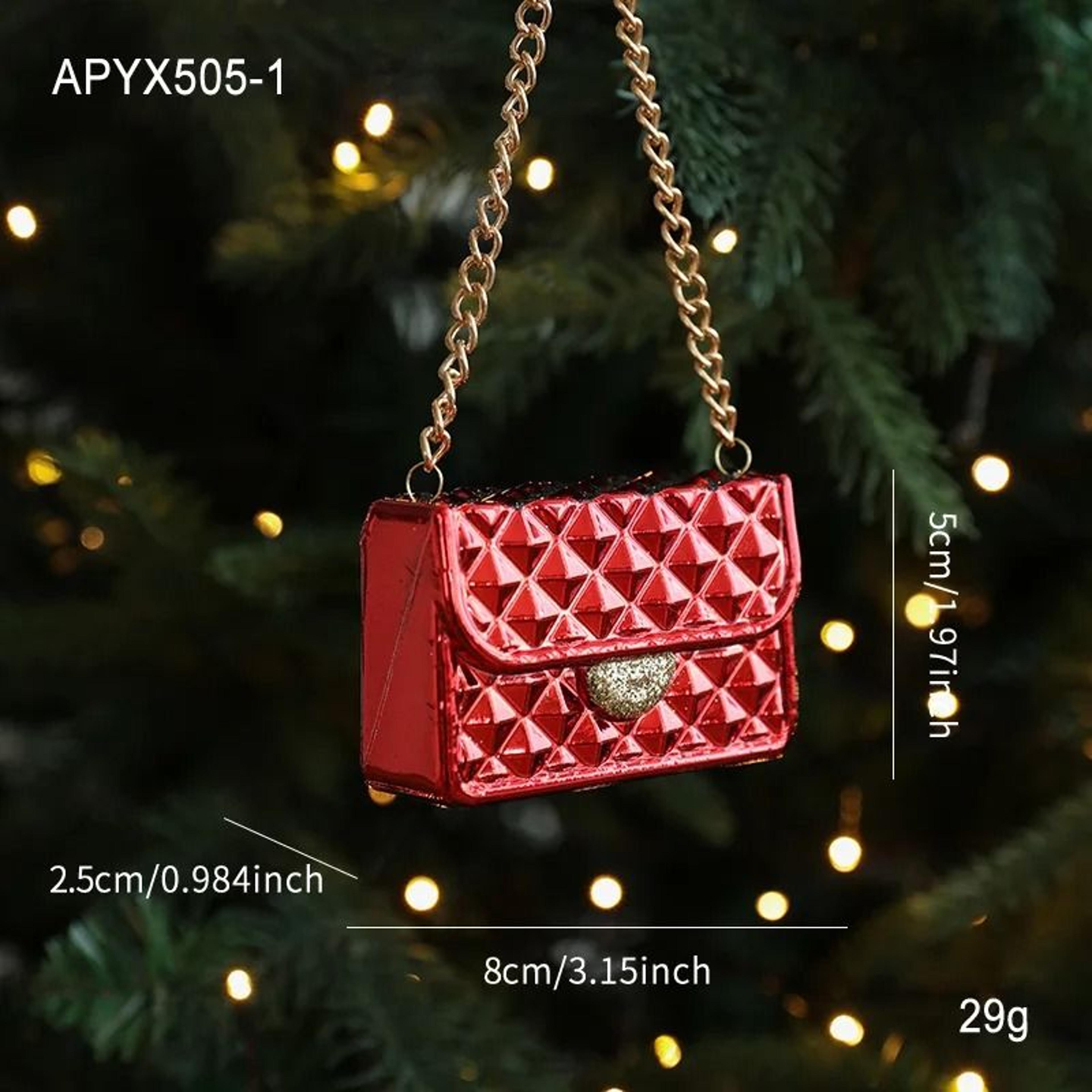 Cute Red And White Christmas Tree Hanging Ornaments For Festive Home Decor 10