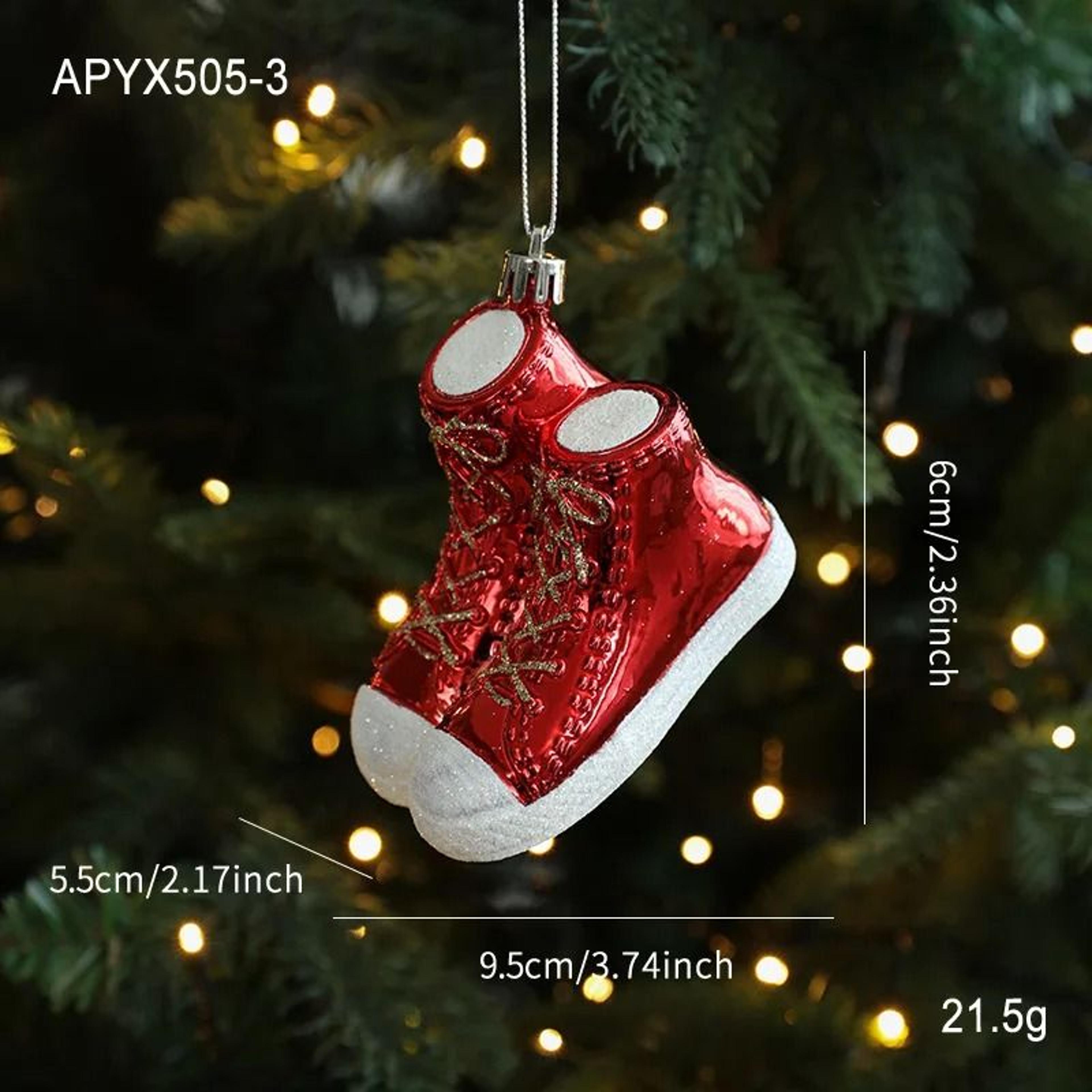 Cute Red And White Christmas Tree Hanging Ornaments For Festive Home Decor 7