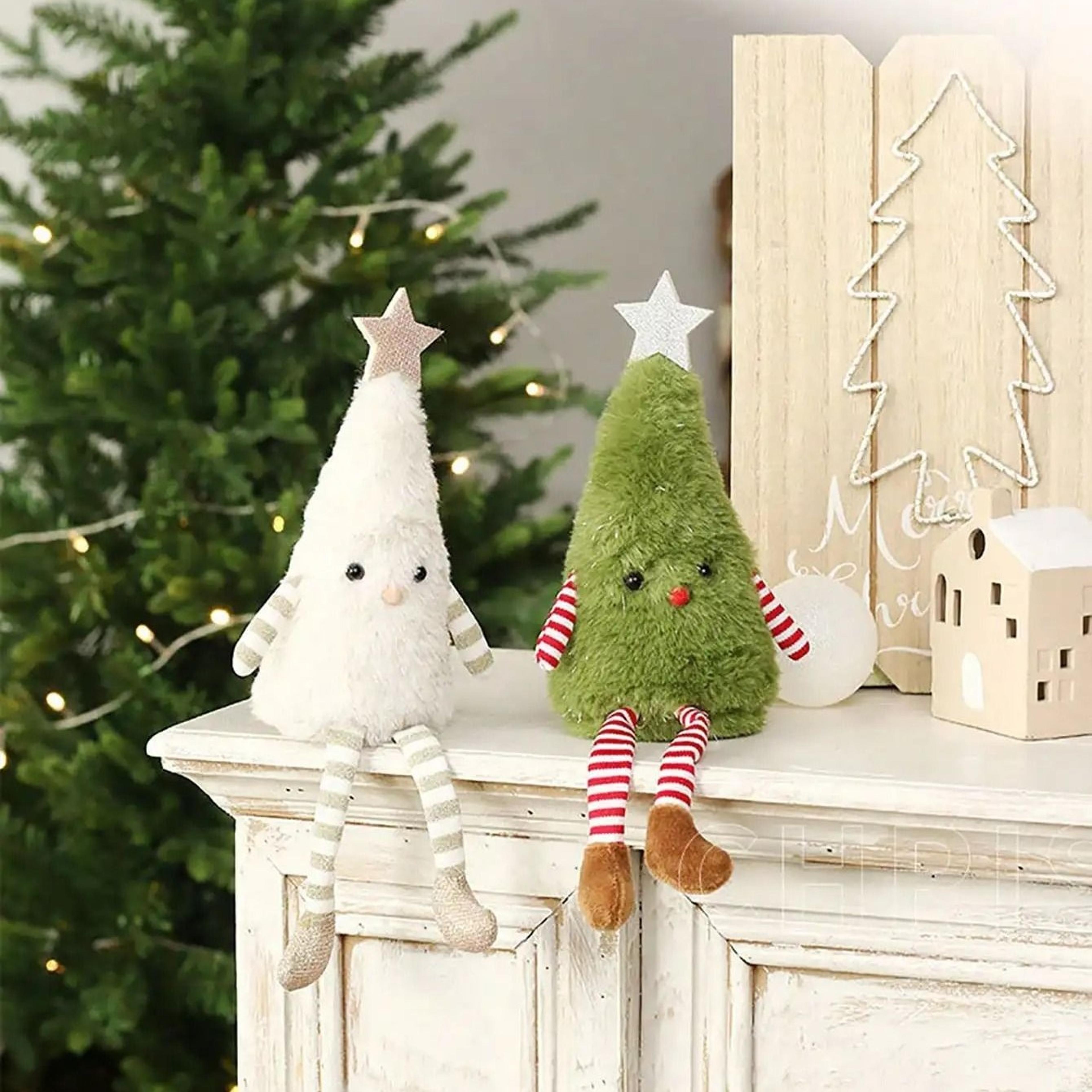 cute plush christmas tree doll for cozy holiday home decor