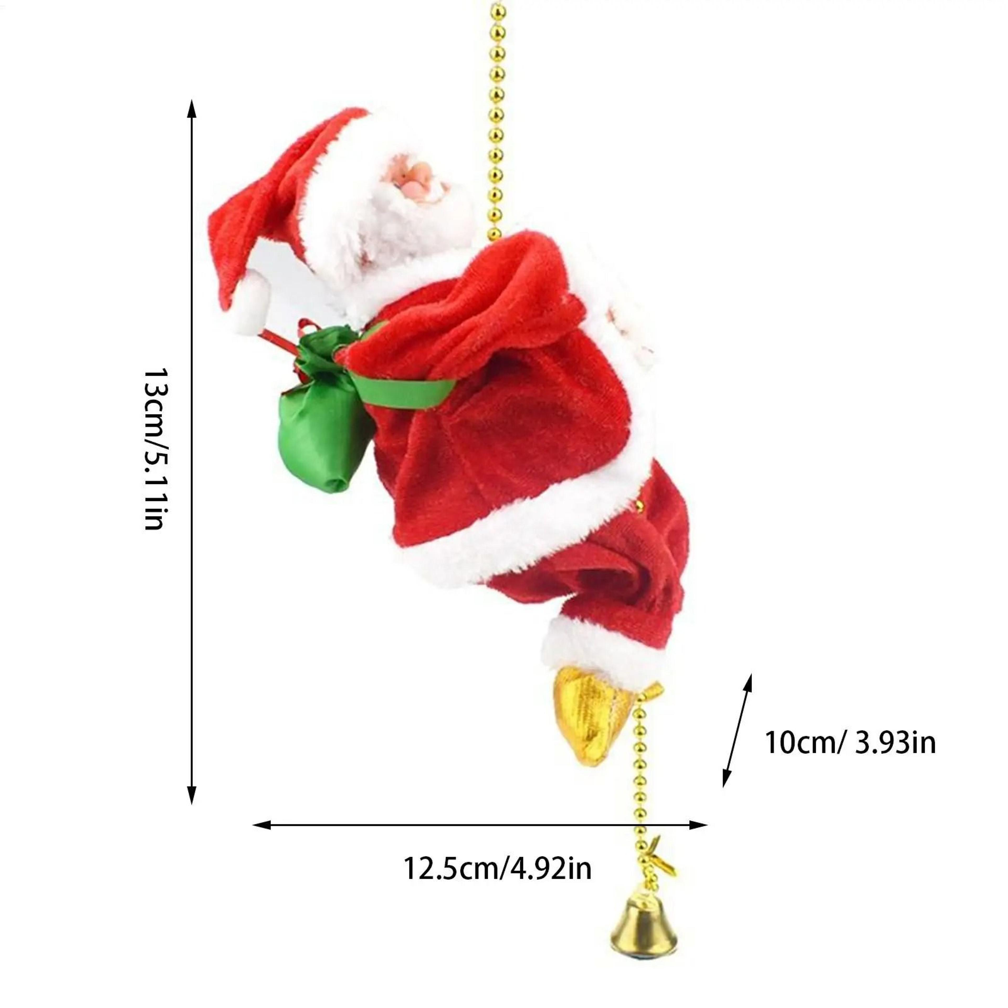 Animated Climbing Santa Claus Christmas Decoration With Music 1