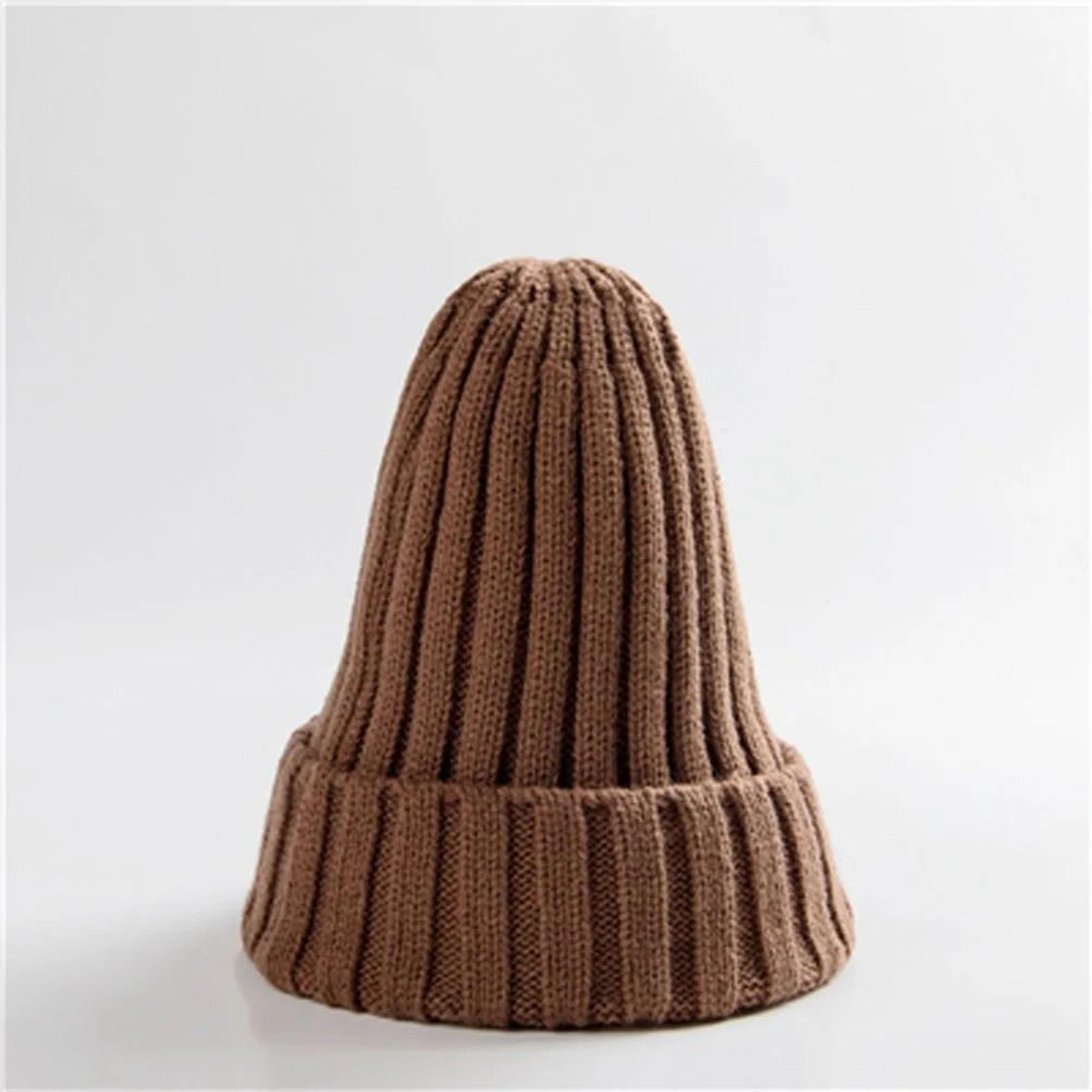 Cozy Unisex Rolled Edge Knit Beanie Hat For Winter Warmth 6