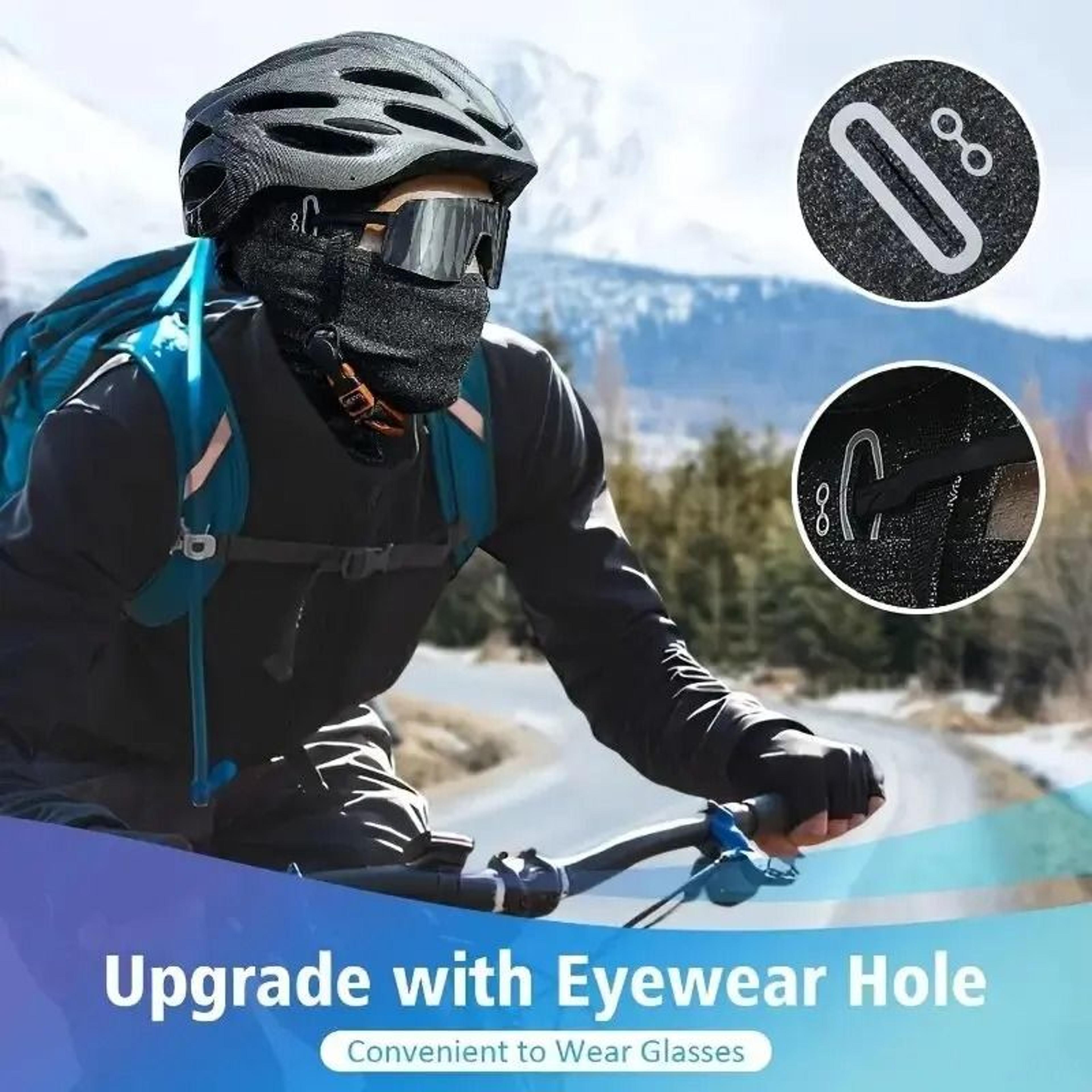Thermal Fleece Balaclava Full Face Mask For Winter Cycling And Skiing 12
