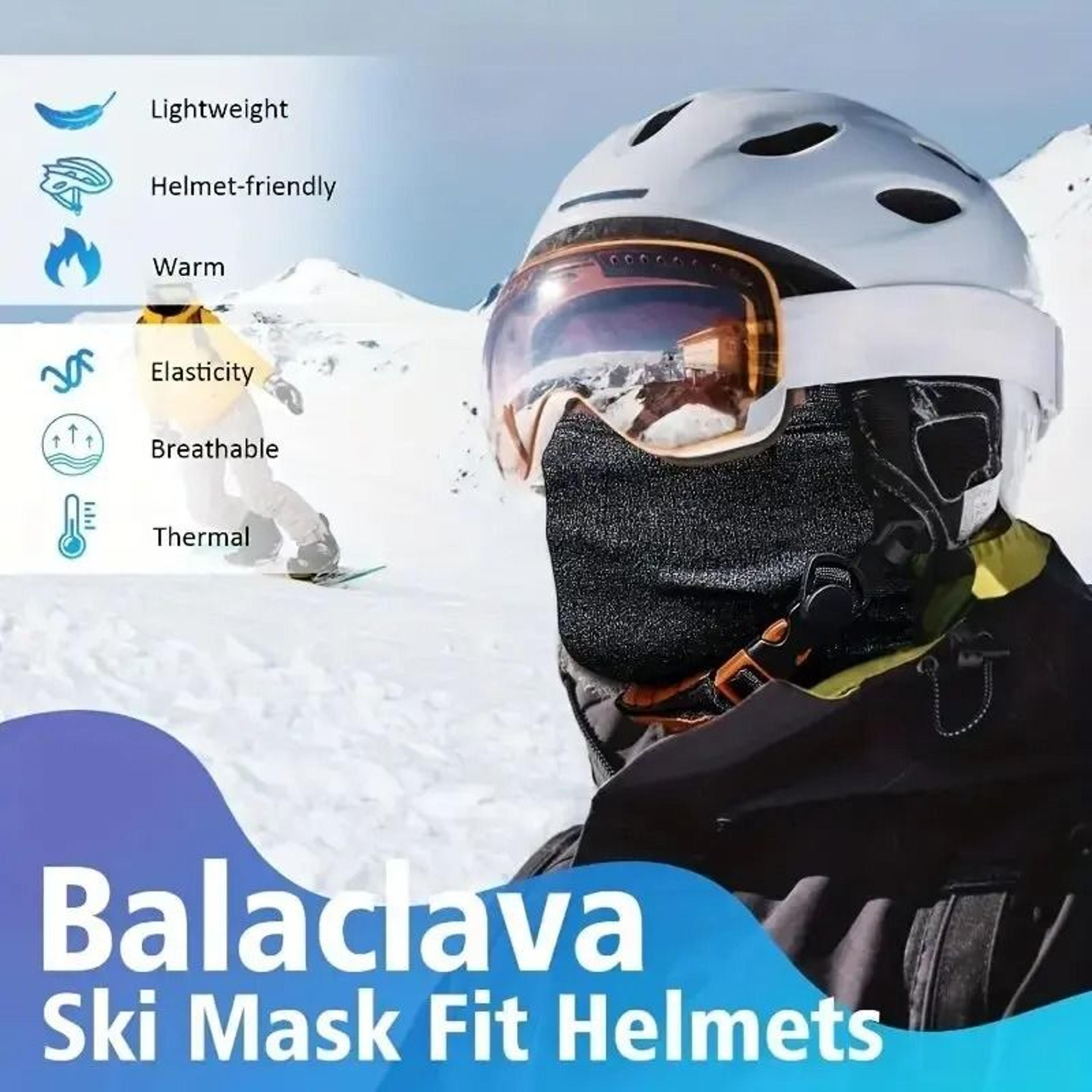 Thermal Fleece Balaclava Full Face Mask For Winter Cycling And Skiing 11