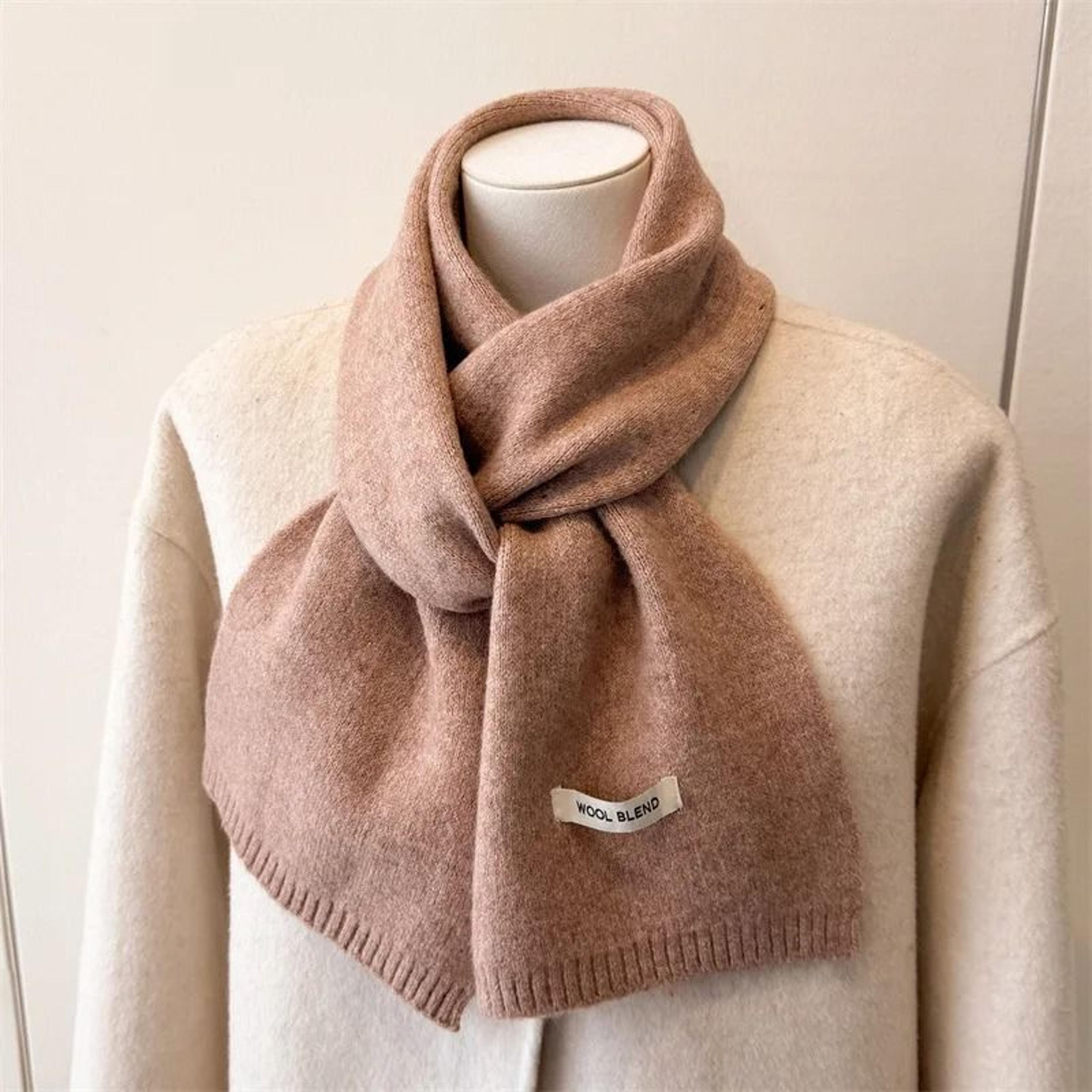 Womens Soft Knitted Winter Scarf  Korean Style Warm Neck Wrap 5
