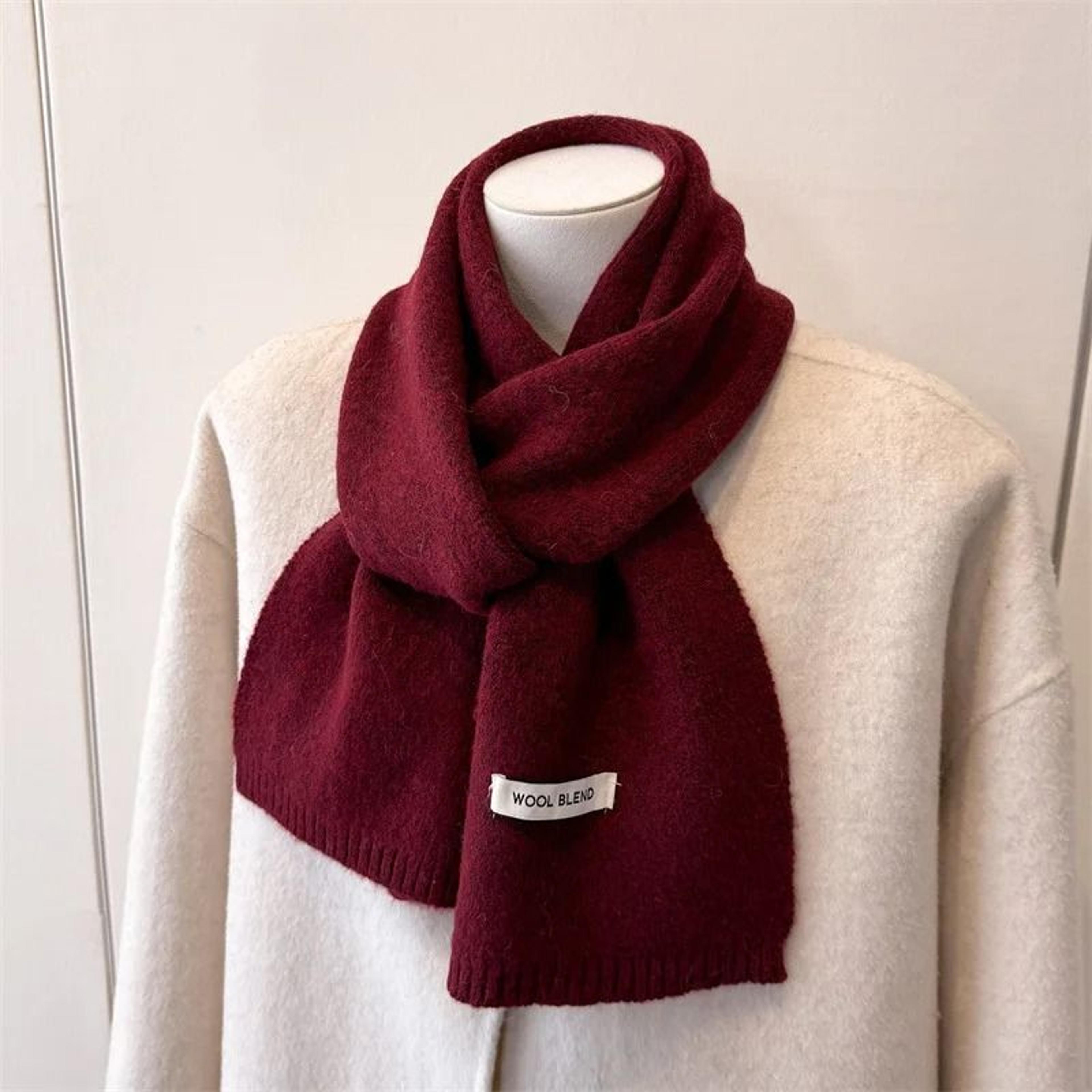 Womens Soft Knitted Winter Scarf  Korean Style Warm Neck Wrap 12