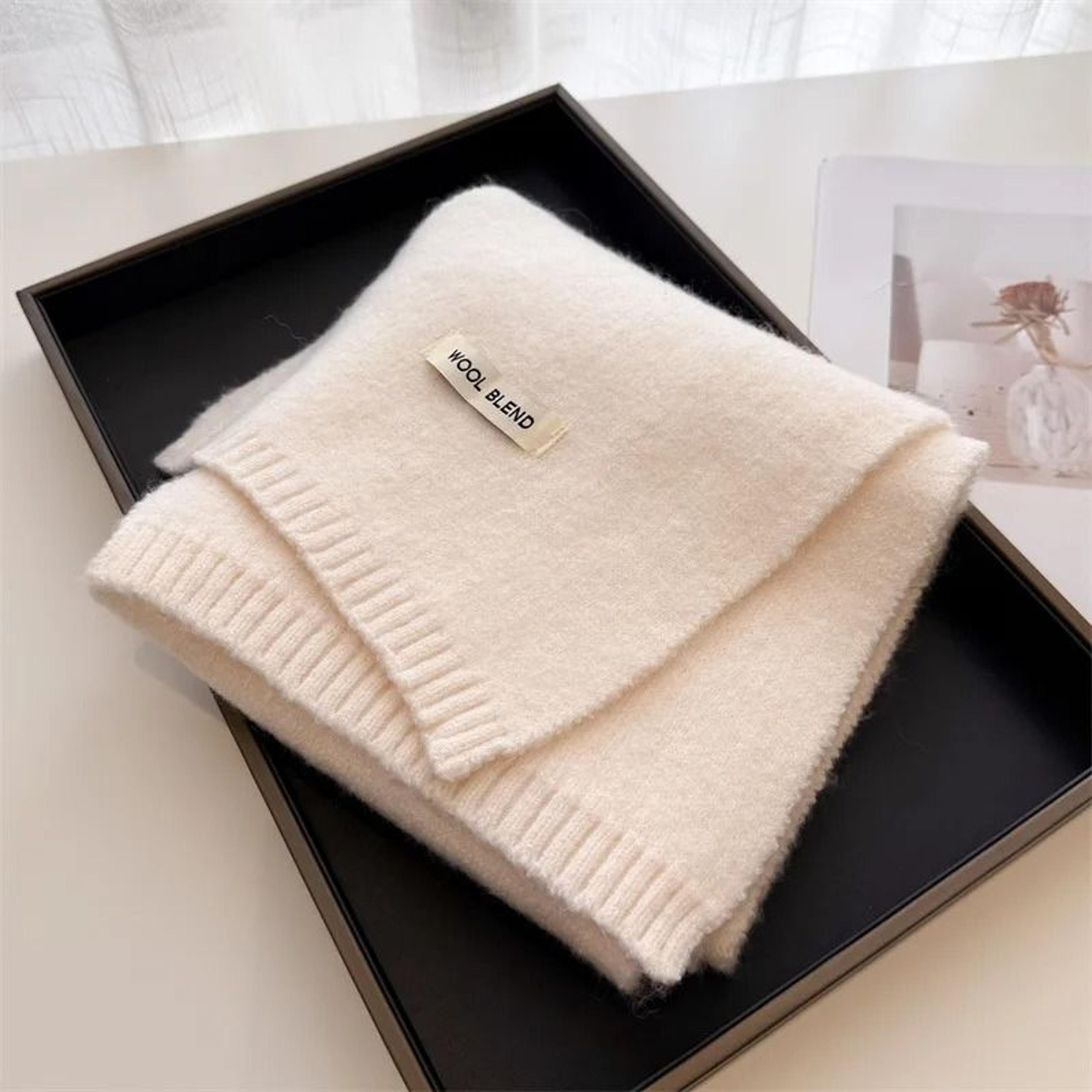 Womens Soft Knitted Winter Scarf  Korean Style Warm Neck Wrap 15