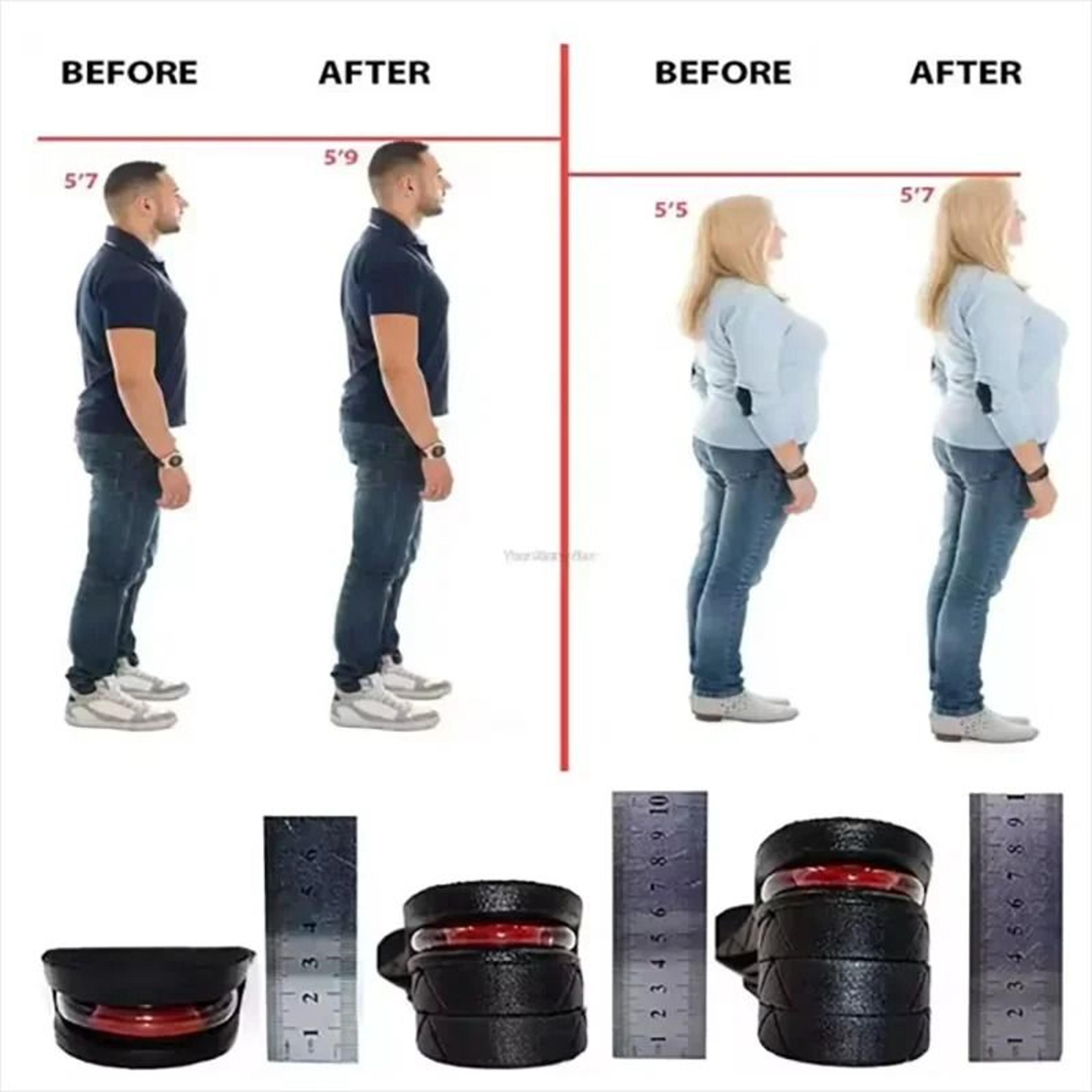Adjustable Height Increase Insoles With Air Cushion 7
