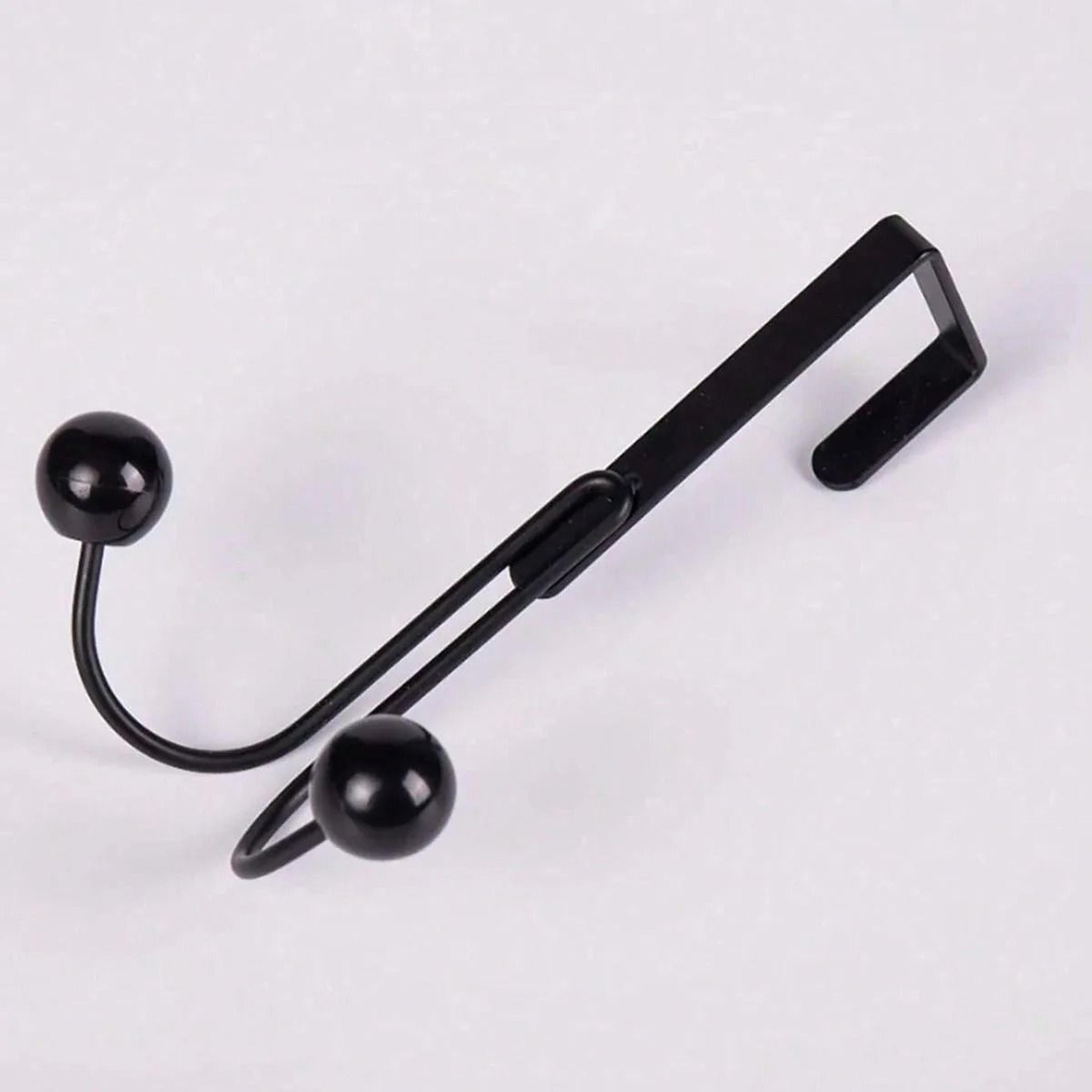 Over Door Double Hook Hanger No Drill Space Saving Storage Organizer 7