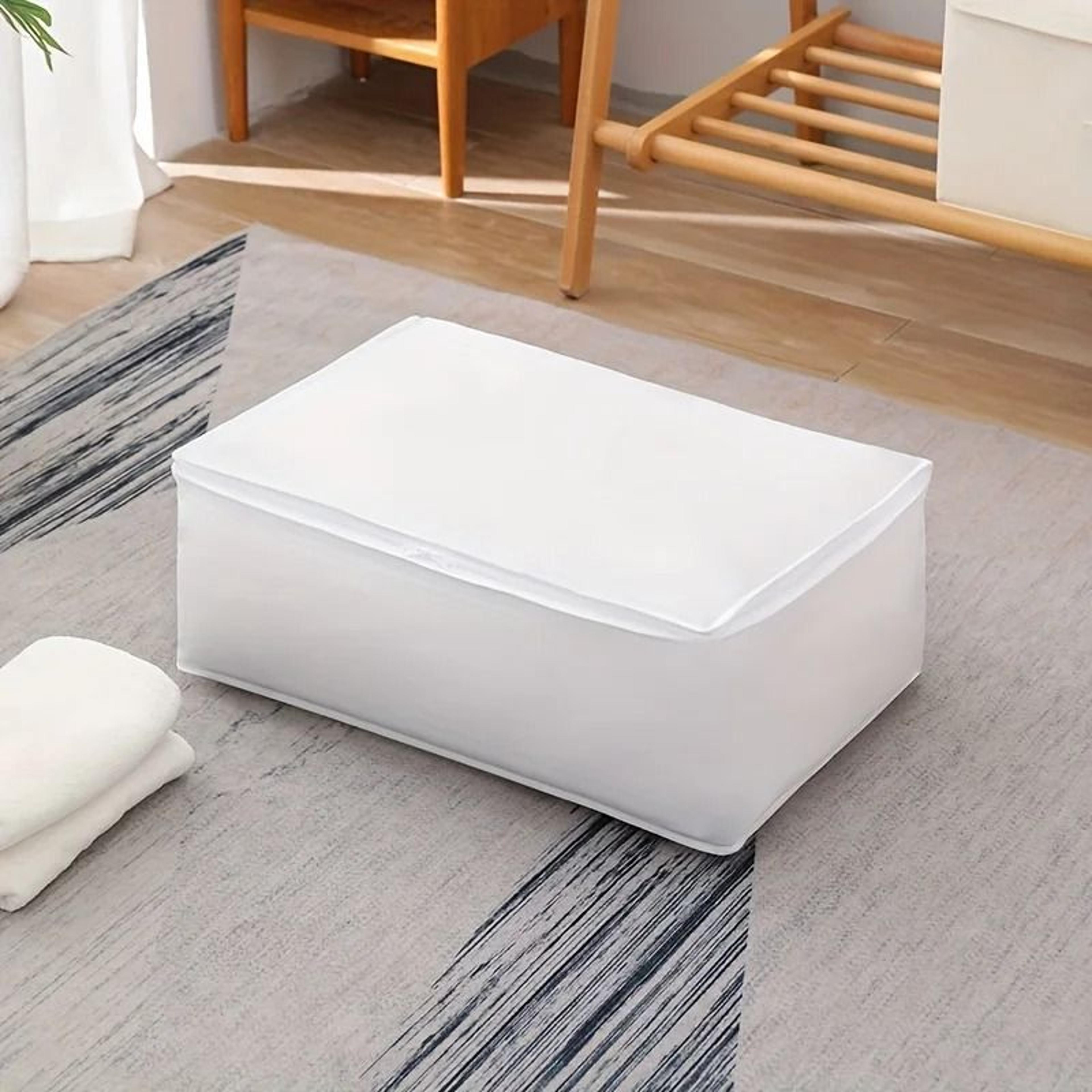 Large Zippered Storage Bag For Clothes Bedding Blankets And Closet Organization 4