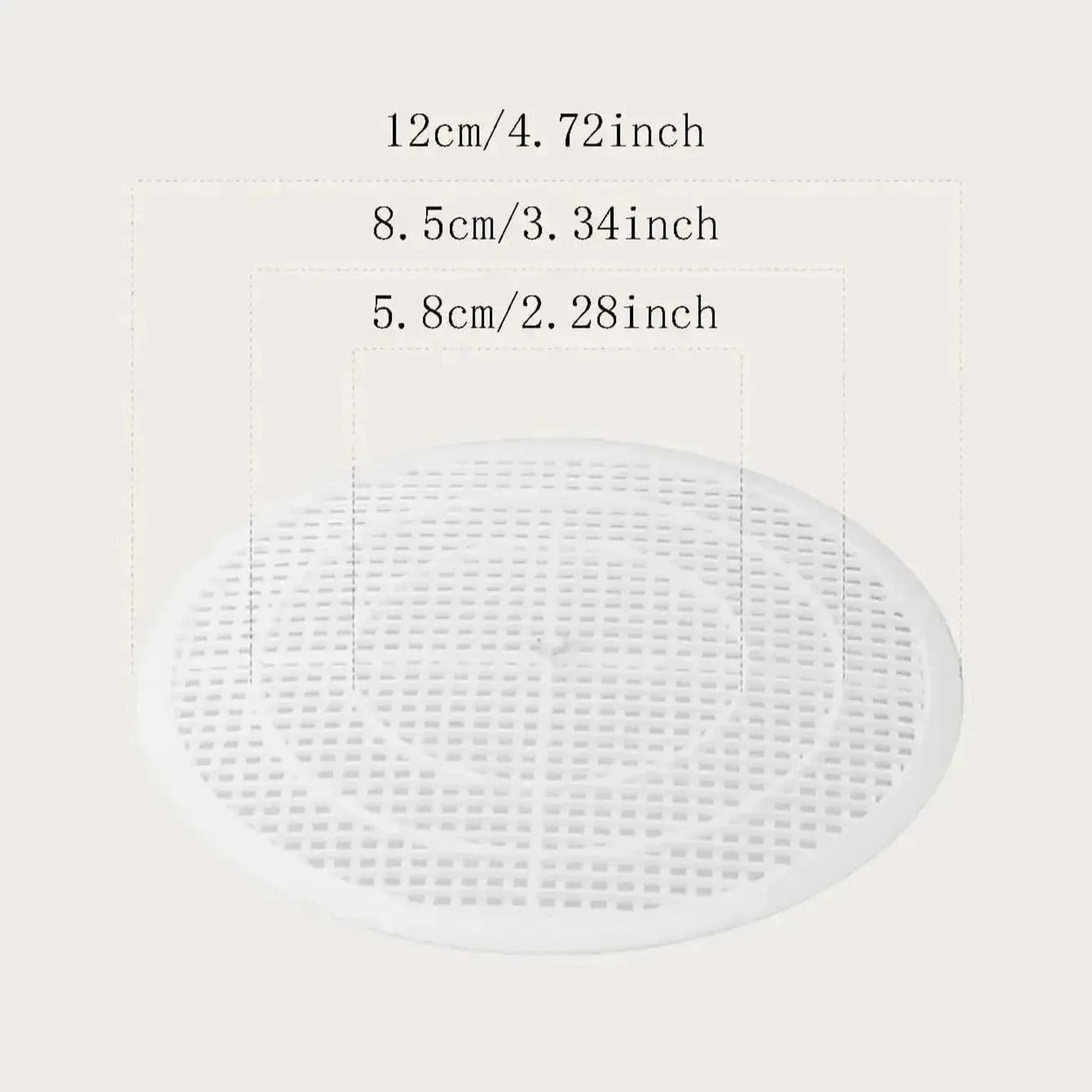 2 Pack Square Shower Drain Covers Hair Catcher For Clog Prevention 4