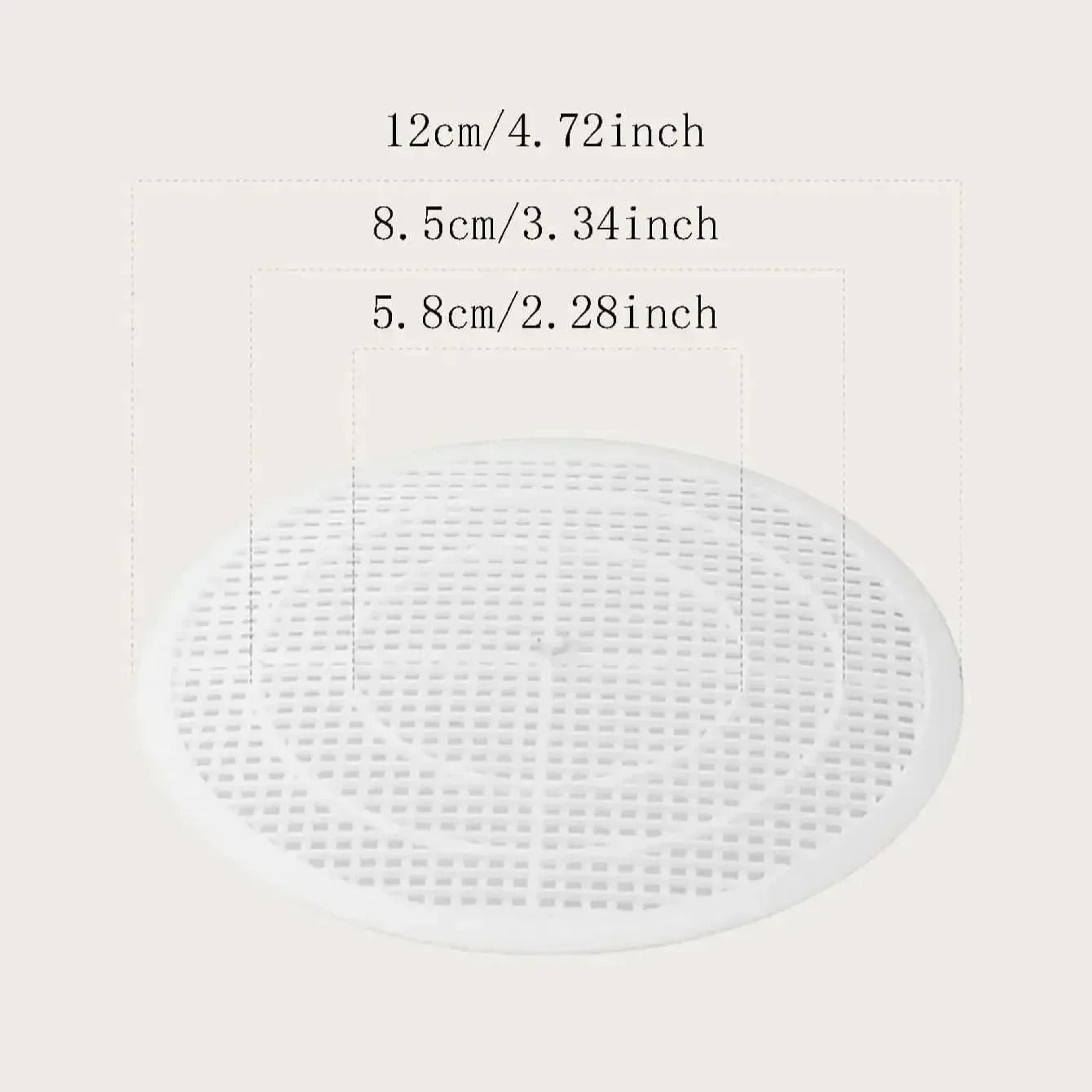 2 Pack Square Shower Drain Covers Hair Catcher For Clog Prevention 1