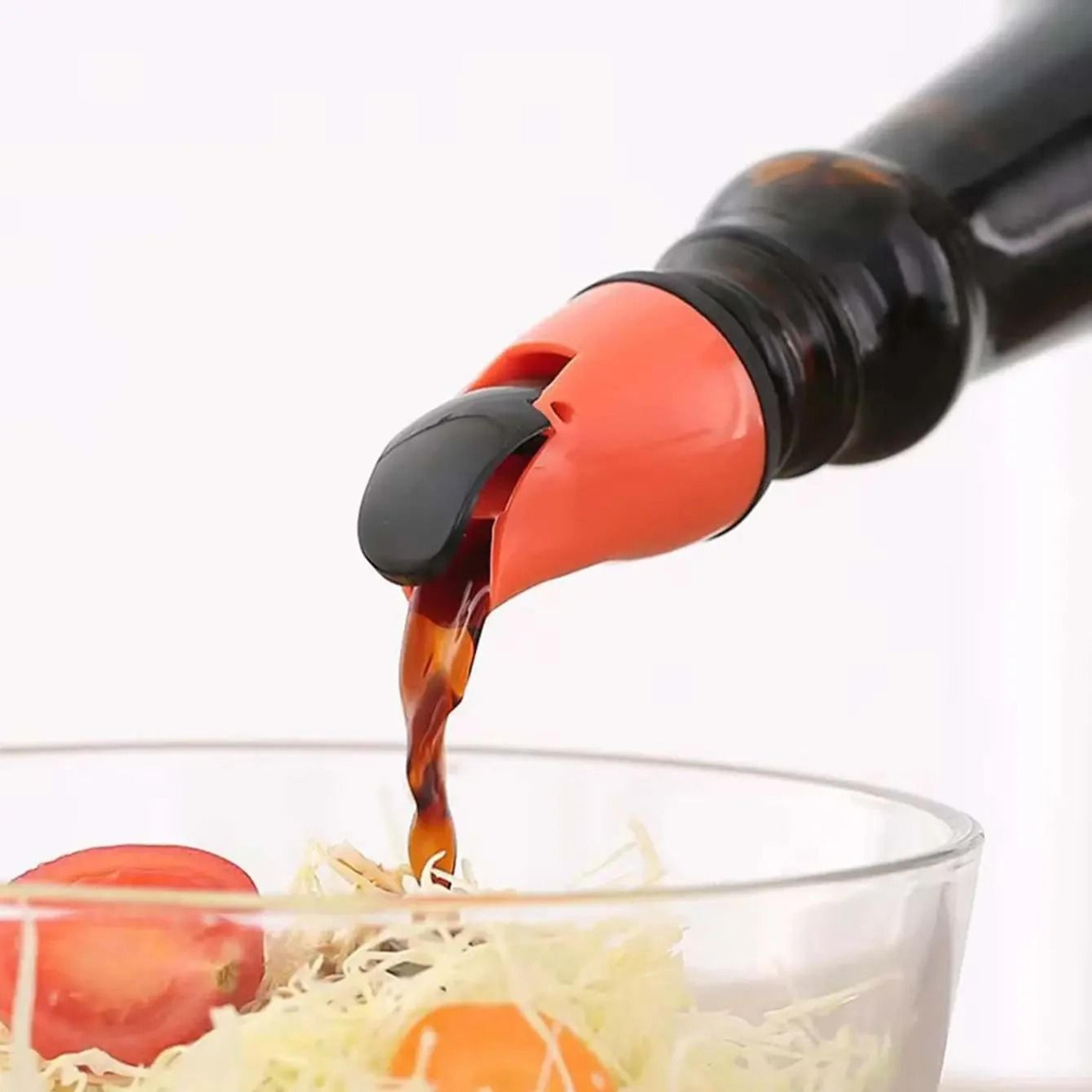 Automatic Oil Bottle Pour Spout Cap For Easy No Spill Kitchen Dispensing 5