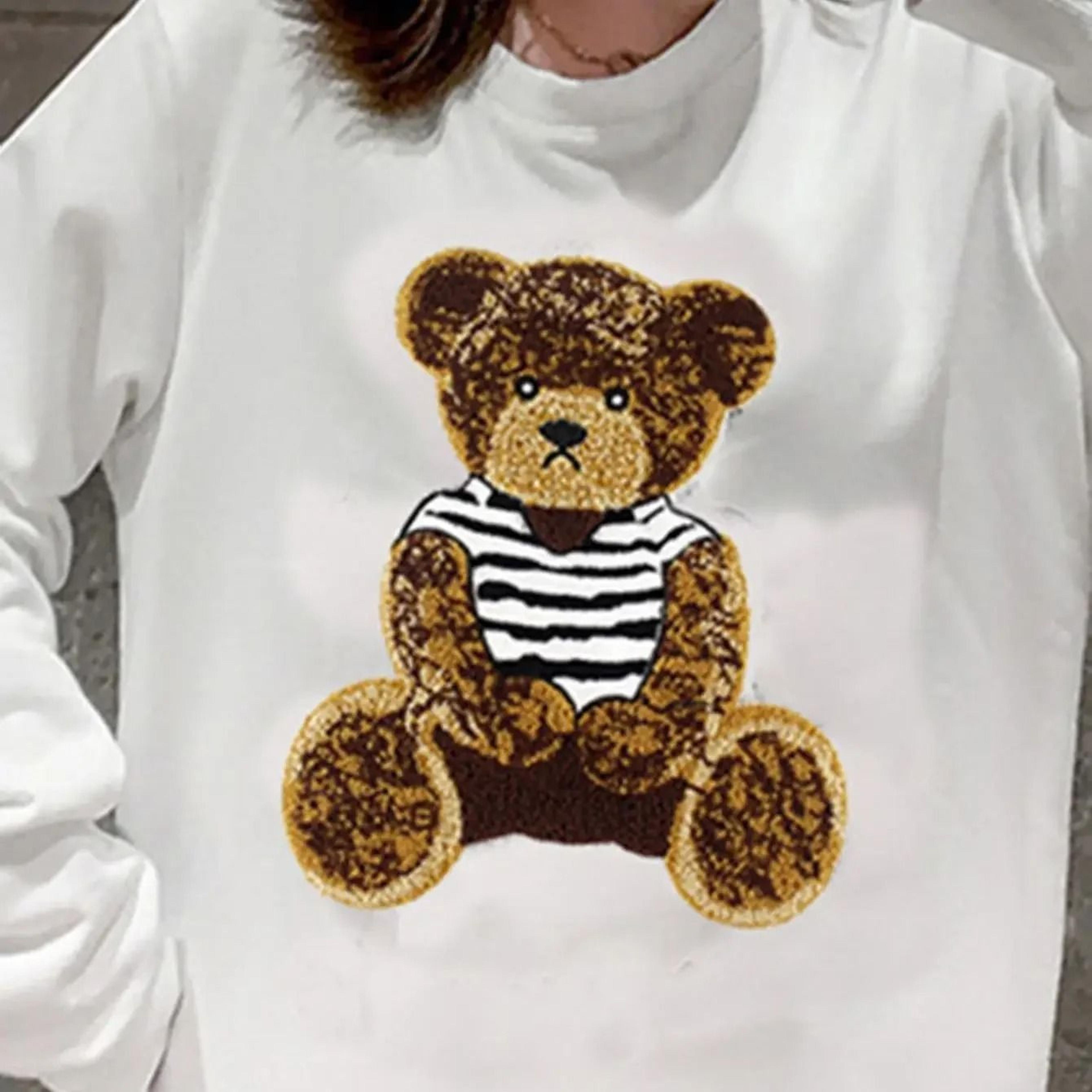 Cute Teddy Bear Embroidered Sew On Patches For Clothes Bags Jackets 5
