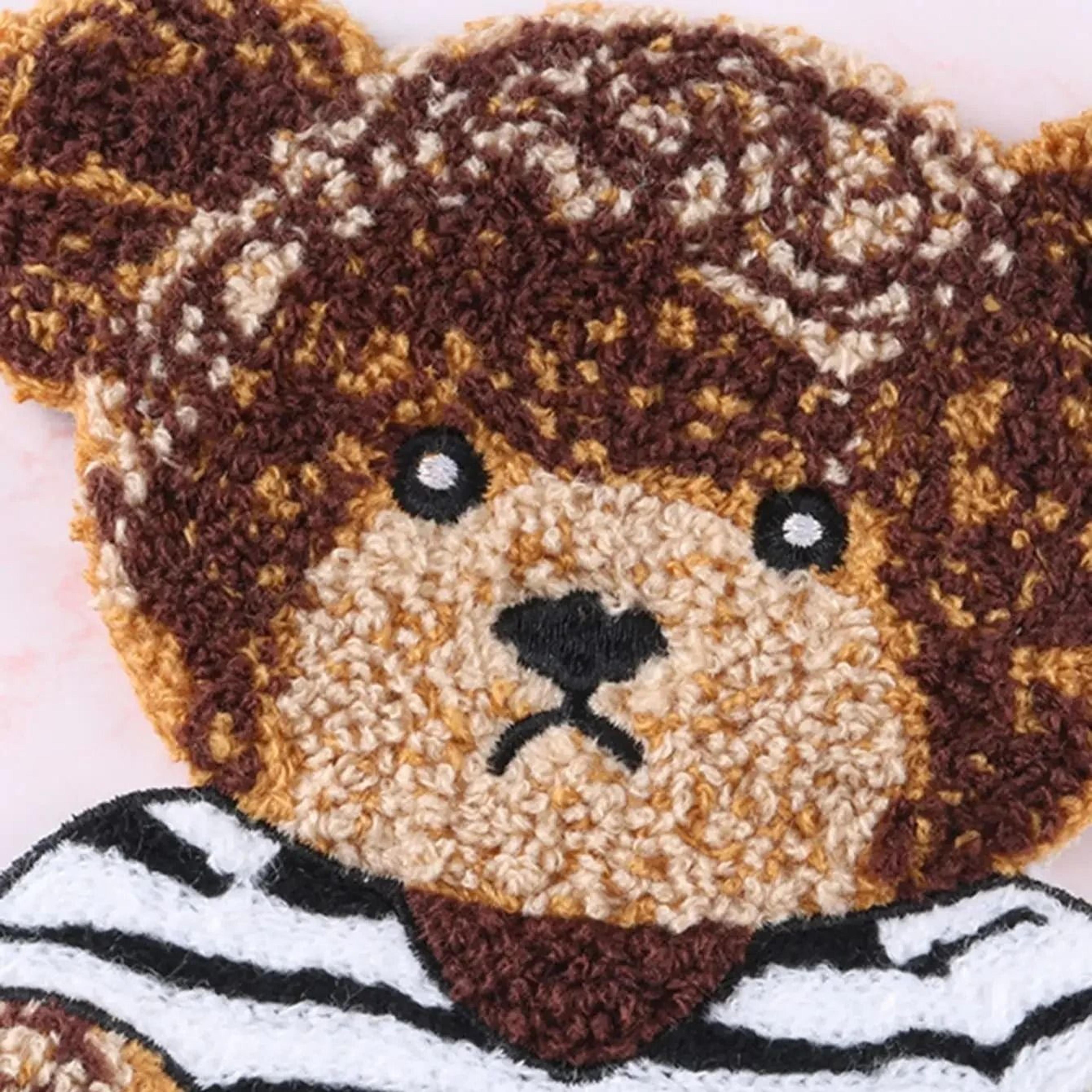 Cute Teddy Bear Embroidered Sew On Patches For Clothes Bags Jackets 6