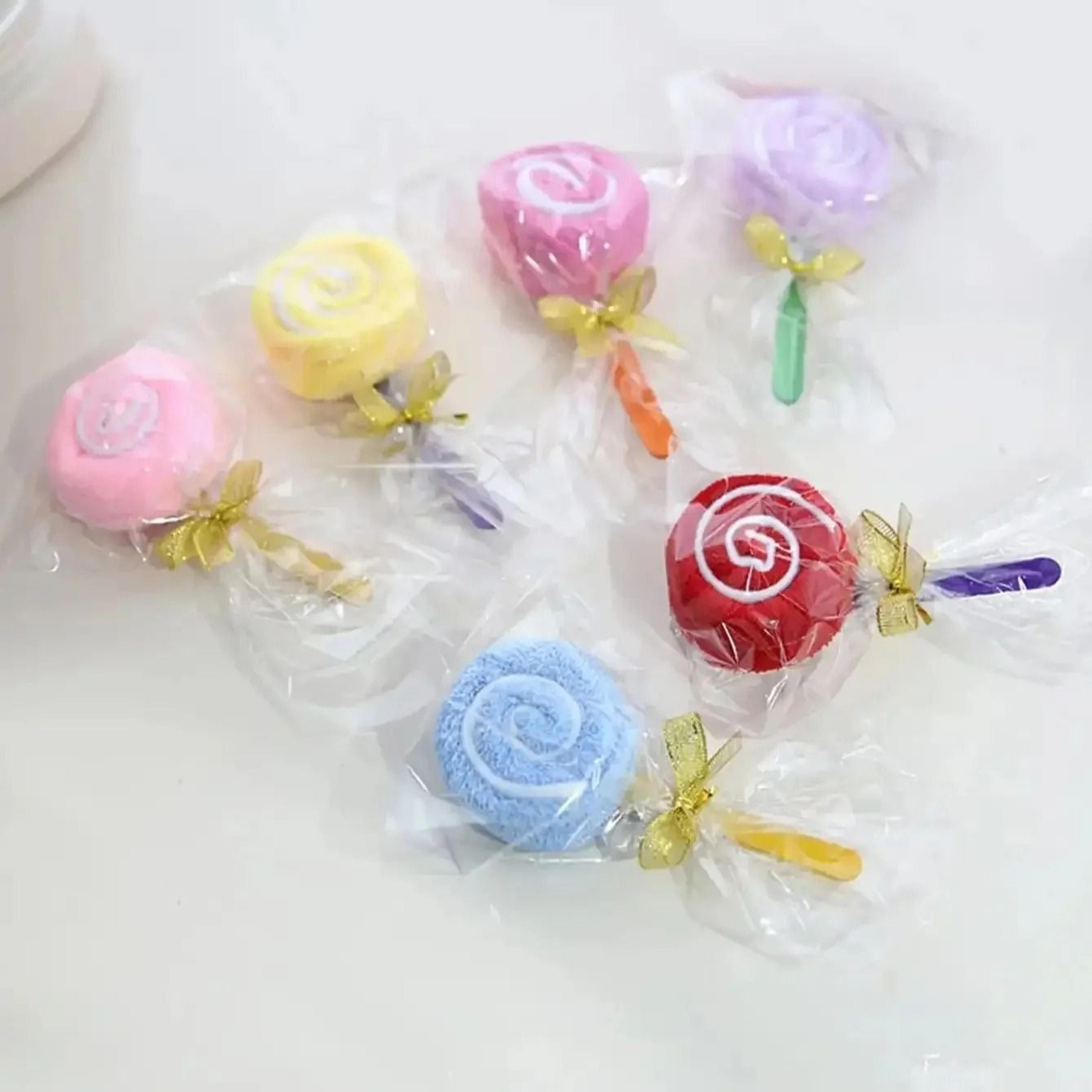 Cute Lollipop Towel Gift Set For Weddings Birthdays And Party Favors 8