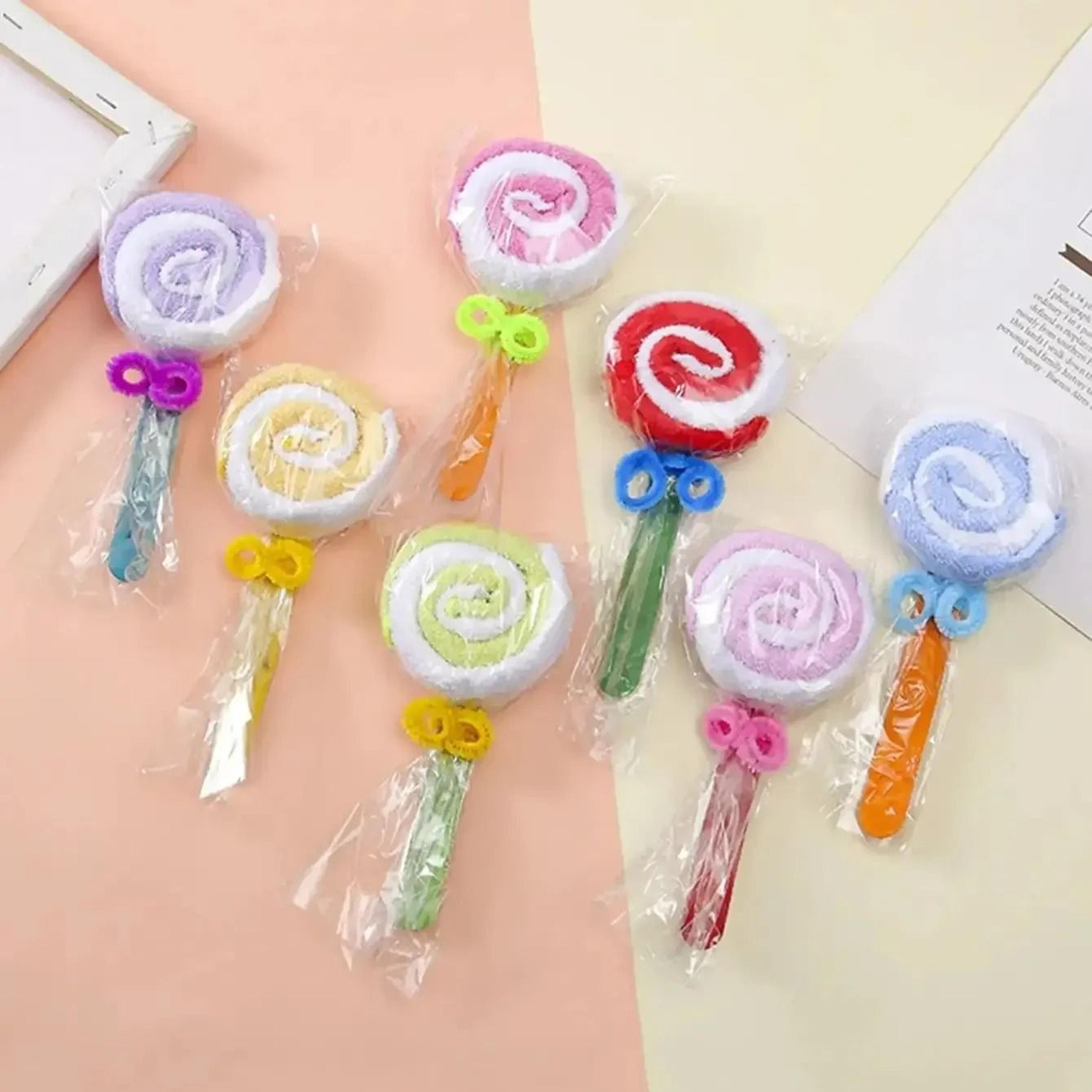 Cute Lollipop Towel Gift Set For Weddings Birthdays And Party Favors 7