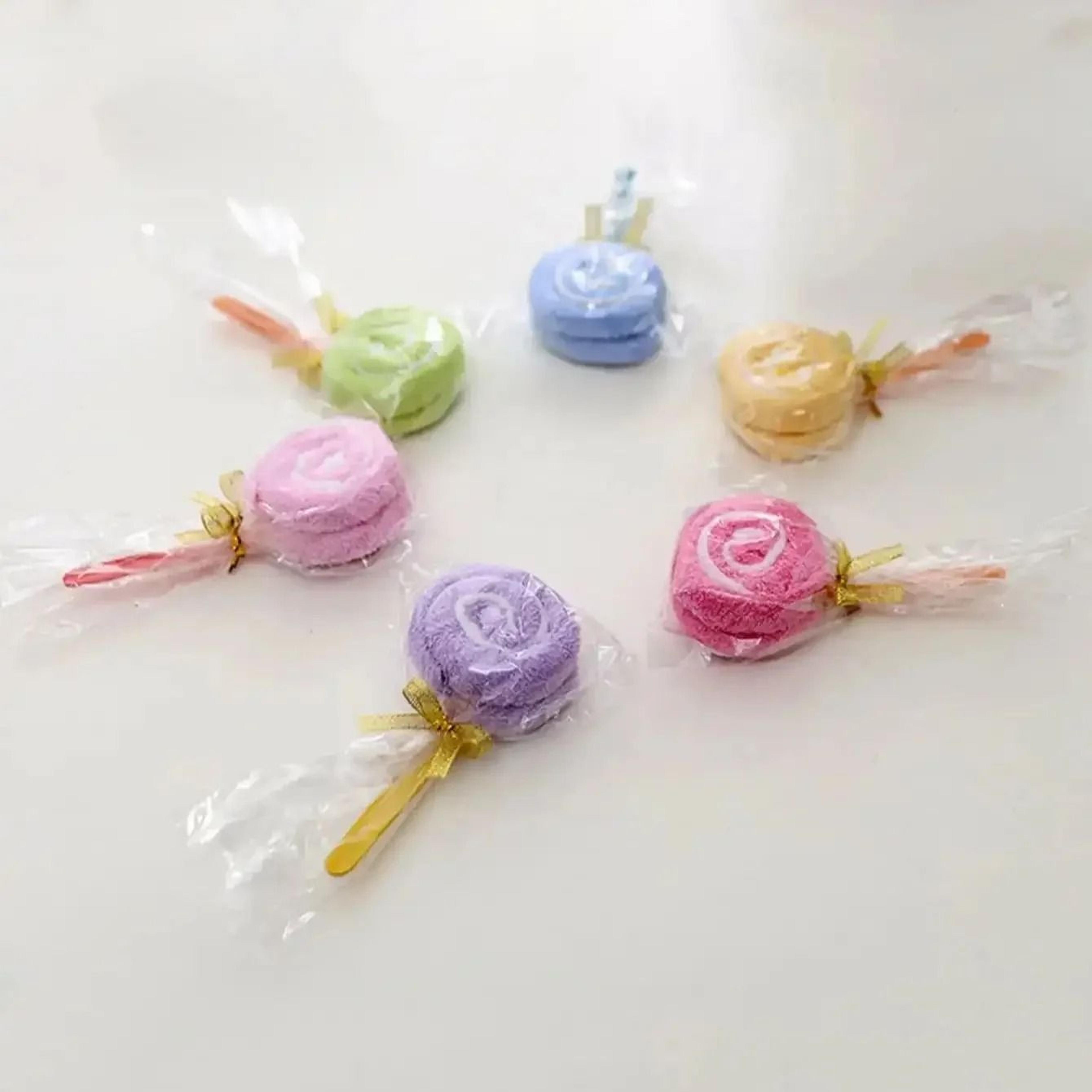 Cute Lollipop Towel Gift Set For Weddings Birthdays And Party Favors 6
