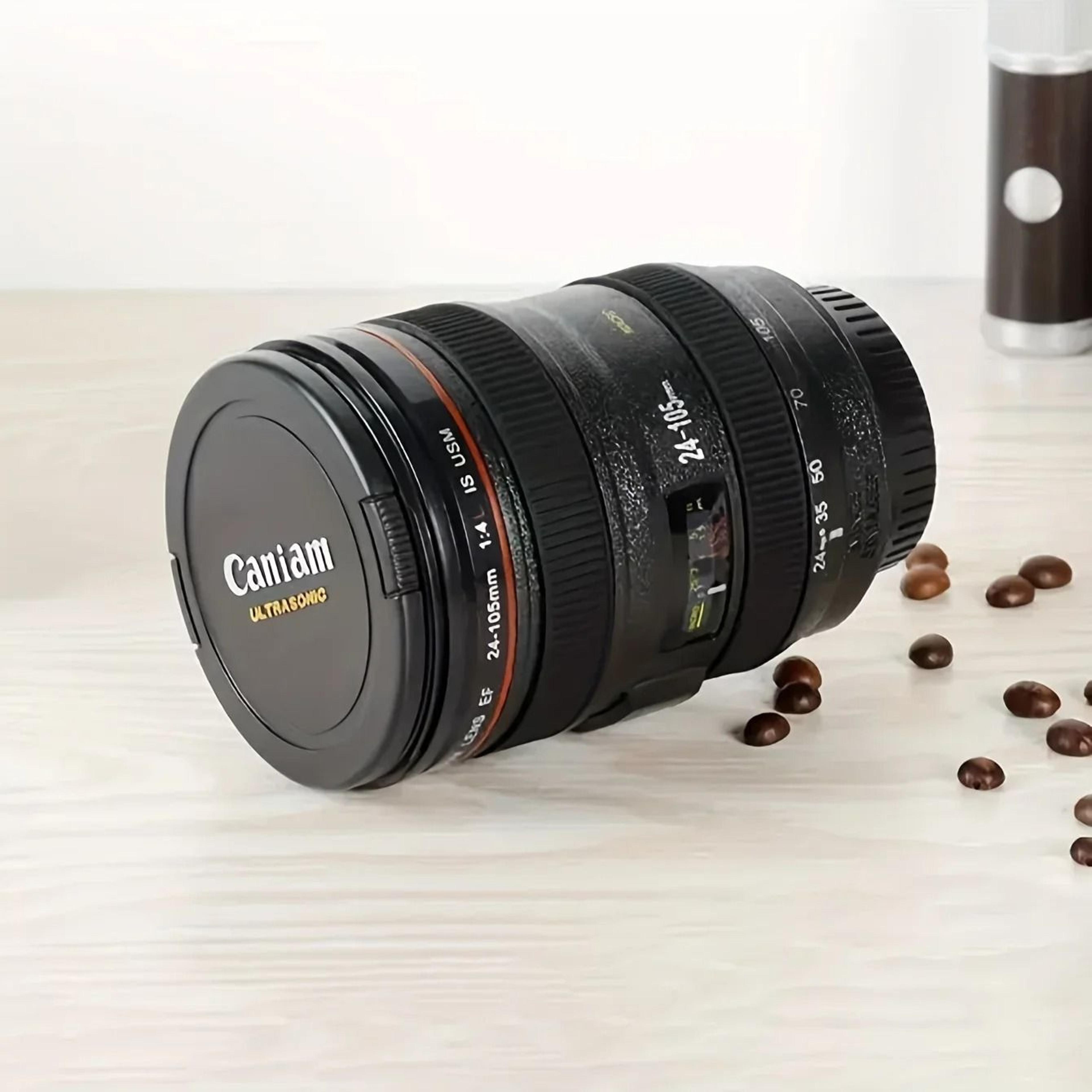 Camera Lens Coffee Mug Stainless Steel Photography Cup For Everyday Drinks 3