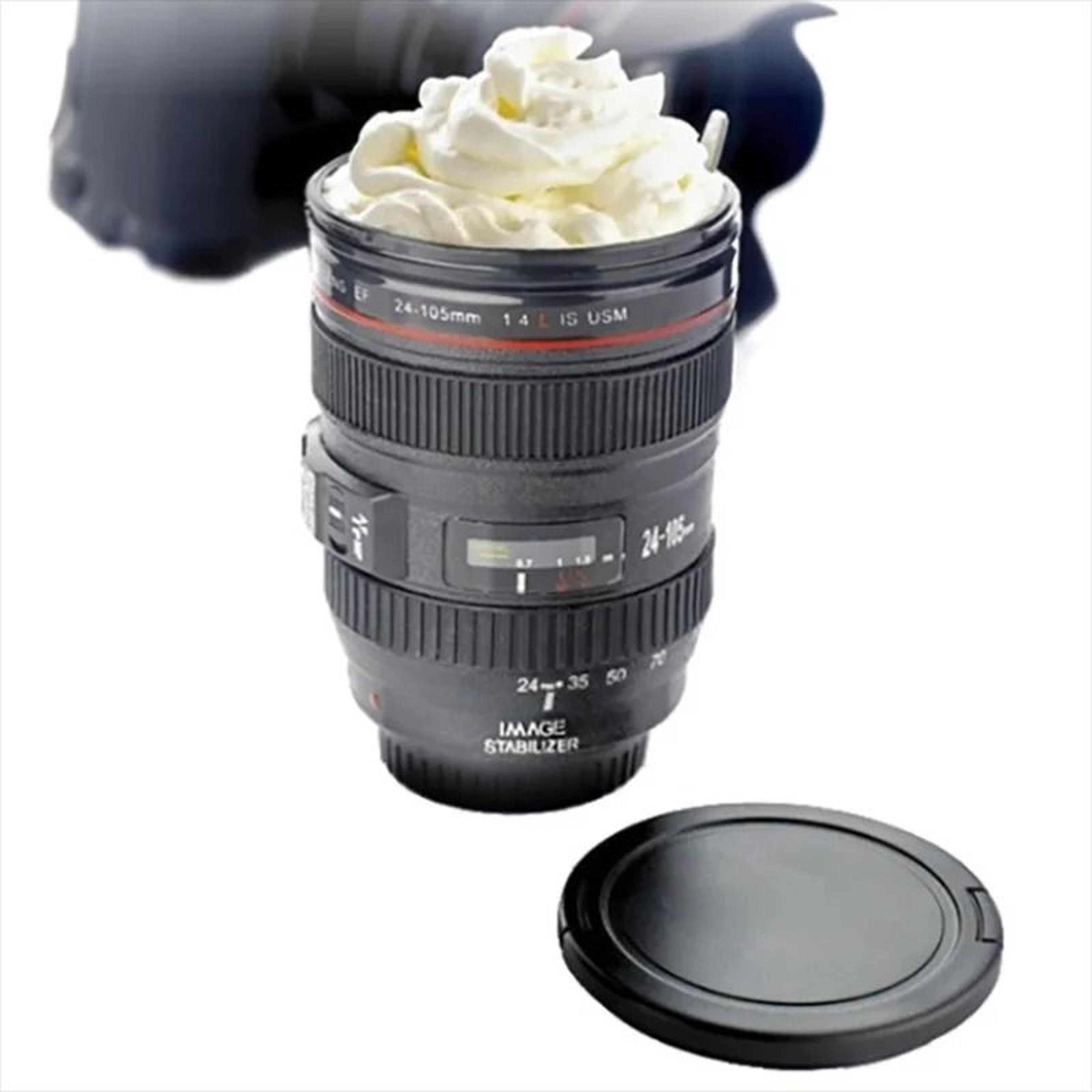 Camera Lens Coffee Mug Stainless Steel Photography Cup For Everyday Drinks 6