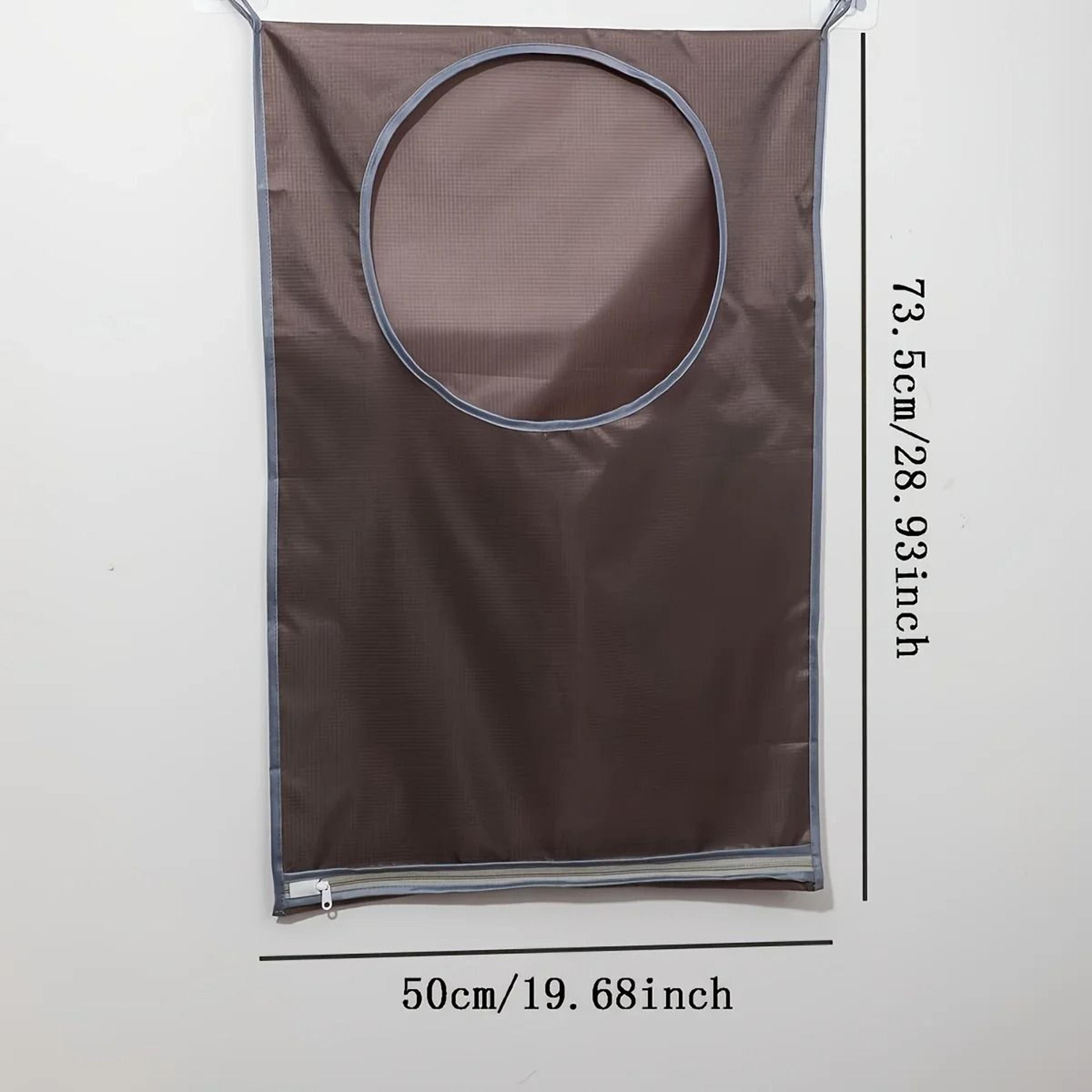 Large Hanging Laundry Basket Foldable Oxford Cloth Bag With Storage Pockets 4