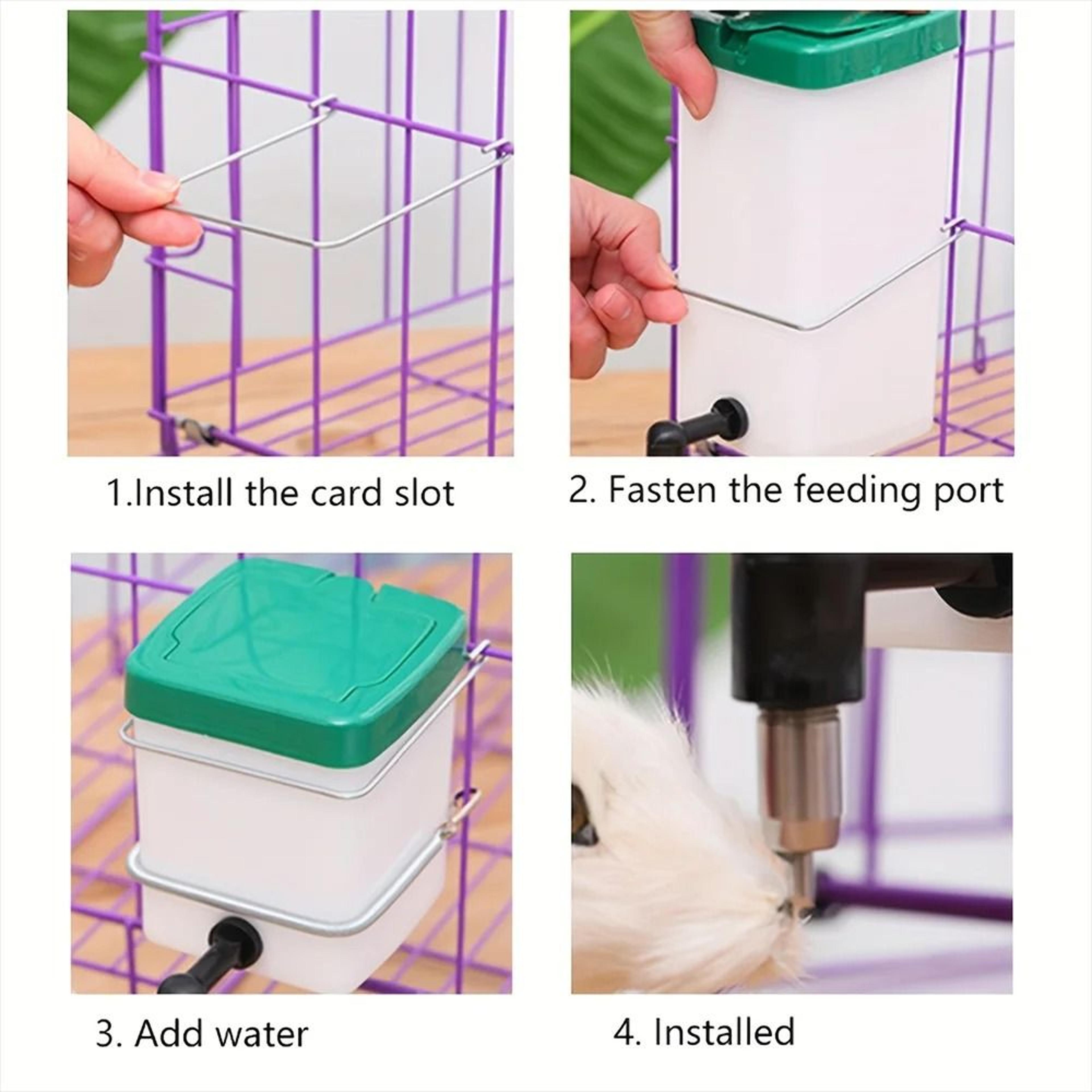 500ml Rabbit Water Bottle Hanging Cage Dispenser For Hamsters Guinea Pigs 2