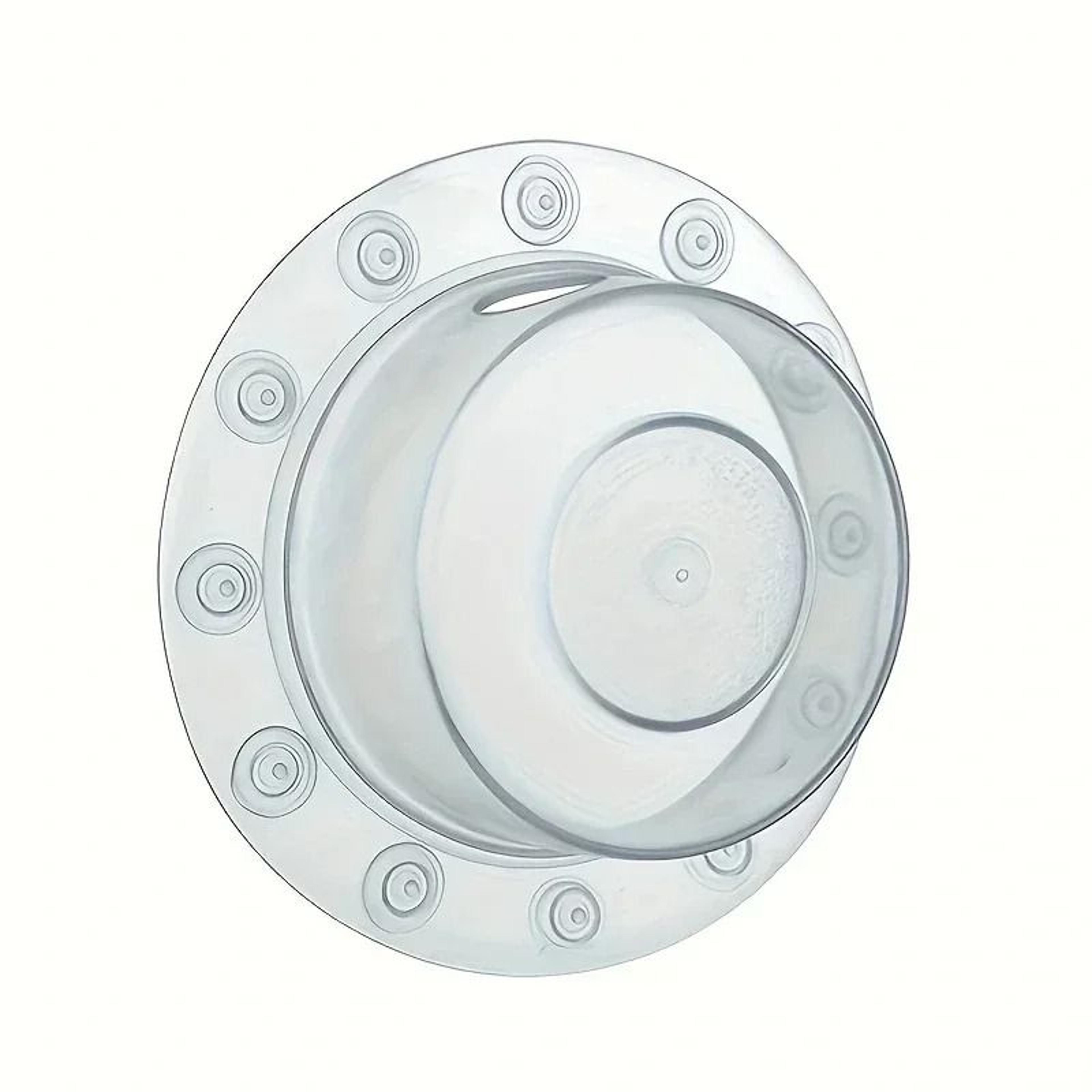 Bathtub Overflow Drain Cover With Suction Cups For Deeper Relaxing Baths 2