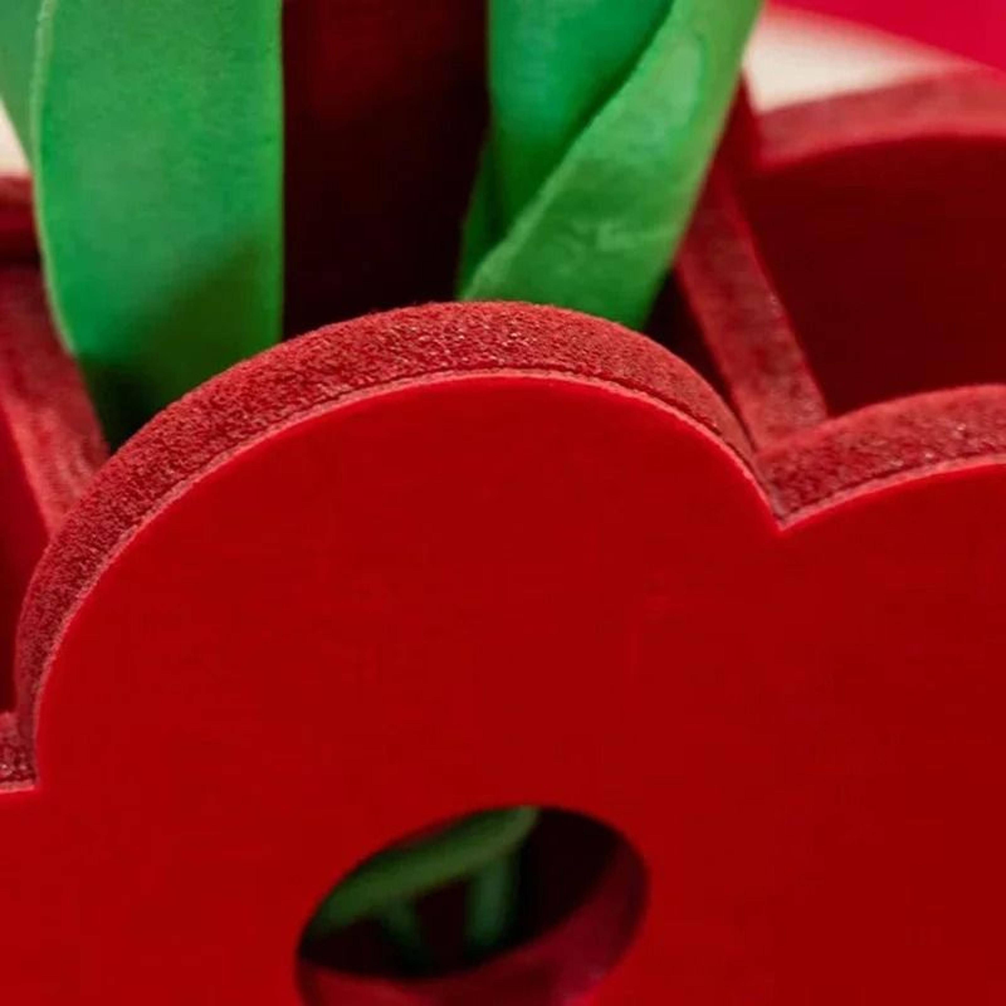 Red Good Fortune Flower Vase Decorative Wedding Arrangement Basket For Home Decor 5