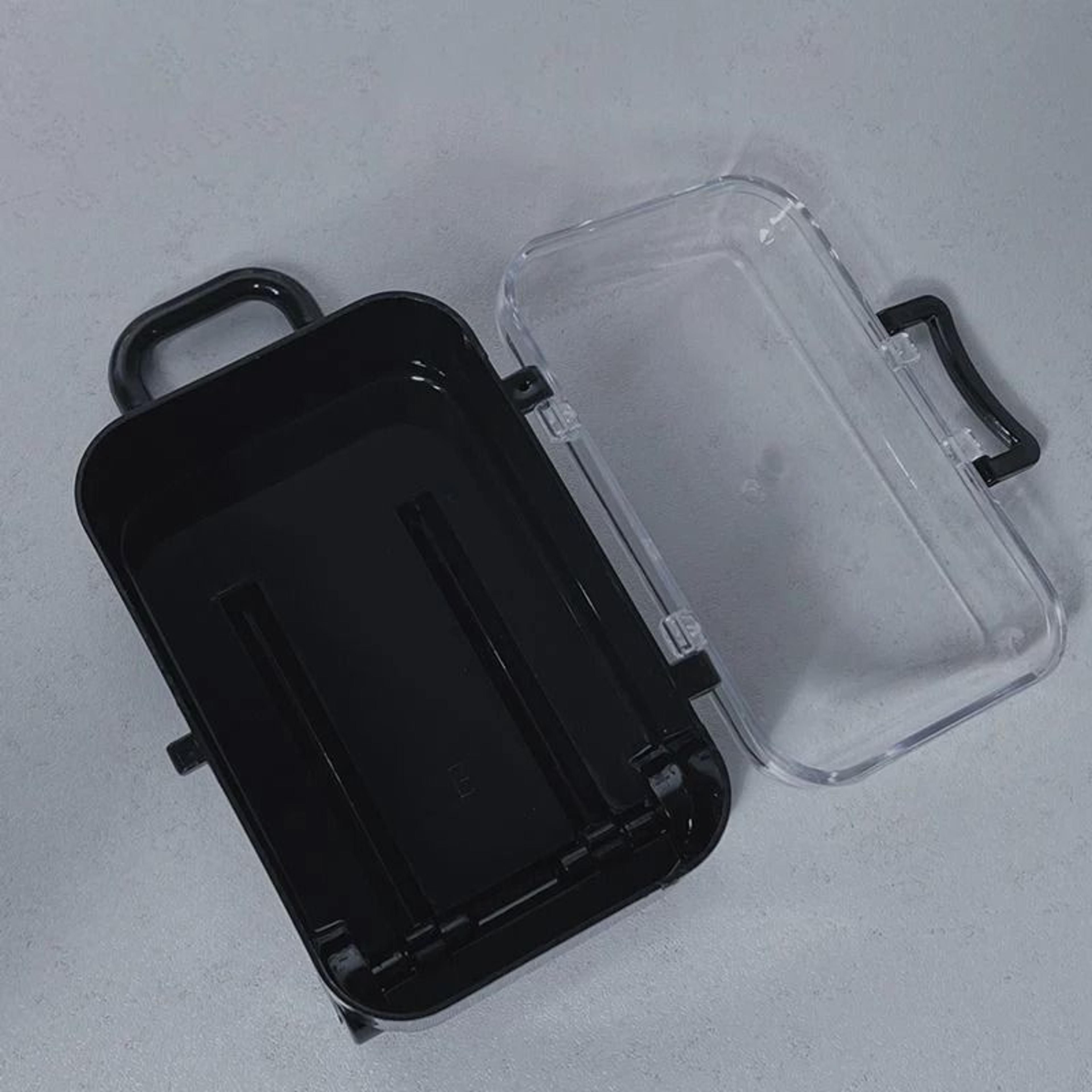 17cm Mini Transparent Trolley Suitcase Storage Box For Doll Clothes And Accessories 3