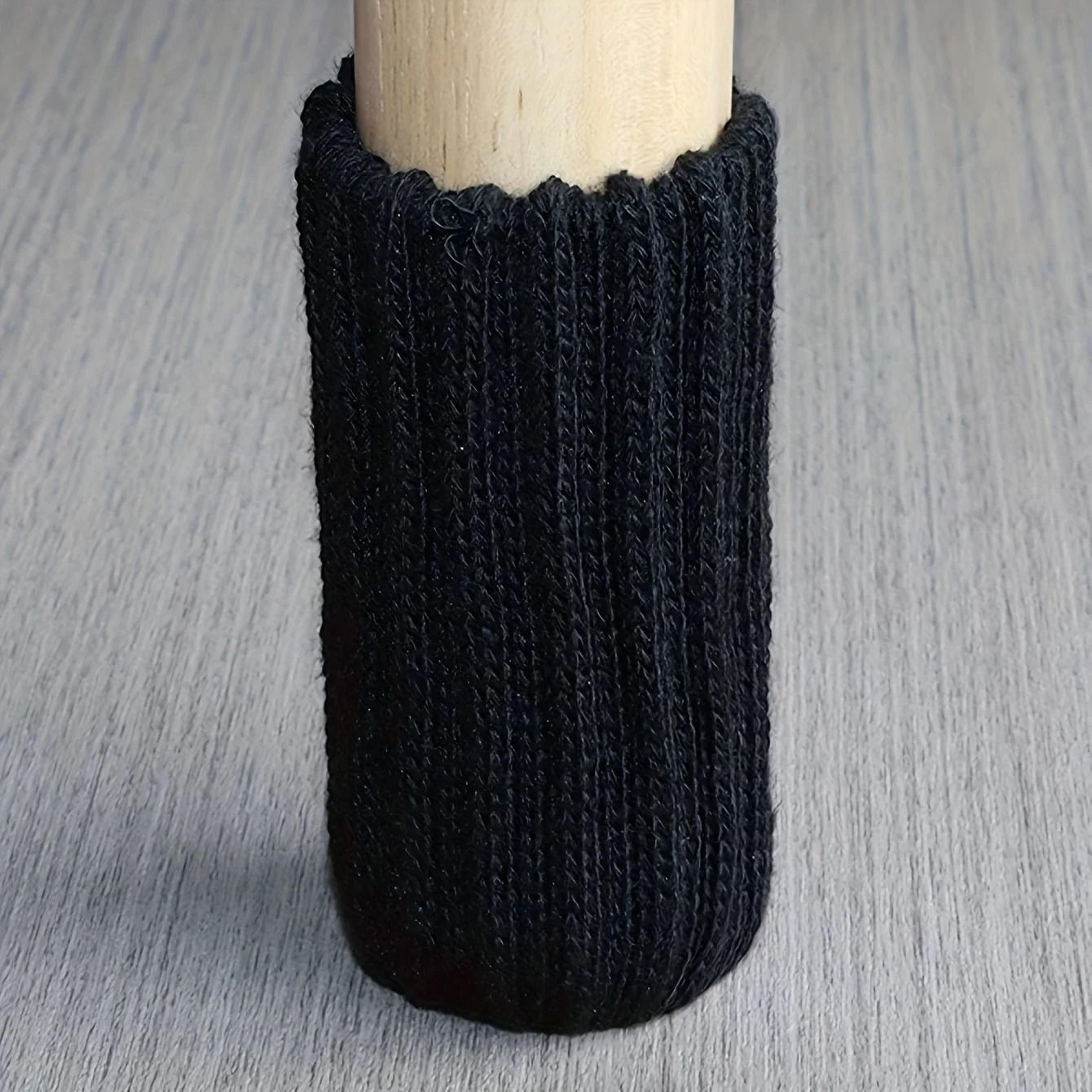 4 Pack Knitted Chair Leg Socks Anti Slip Furniture Floor Protector Covers 1