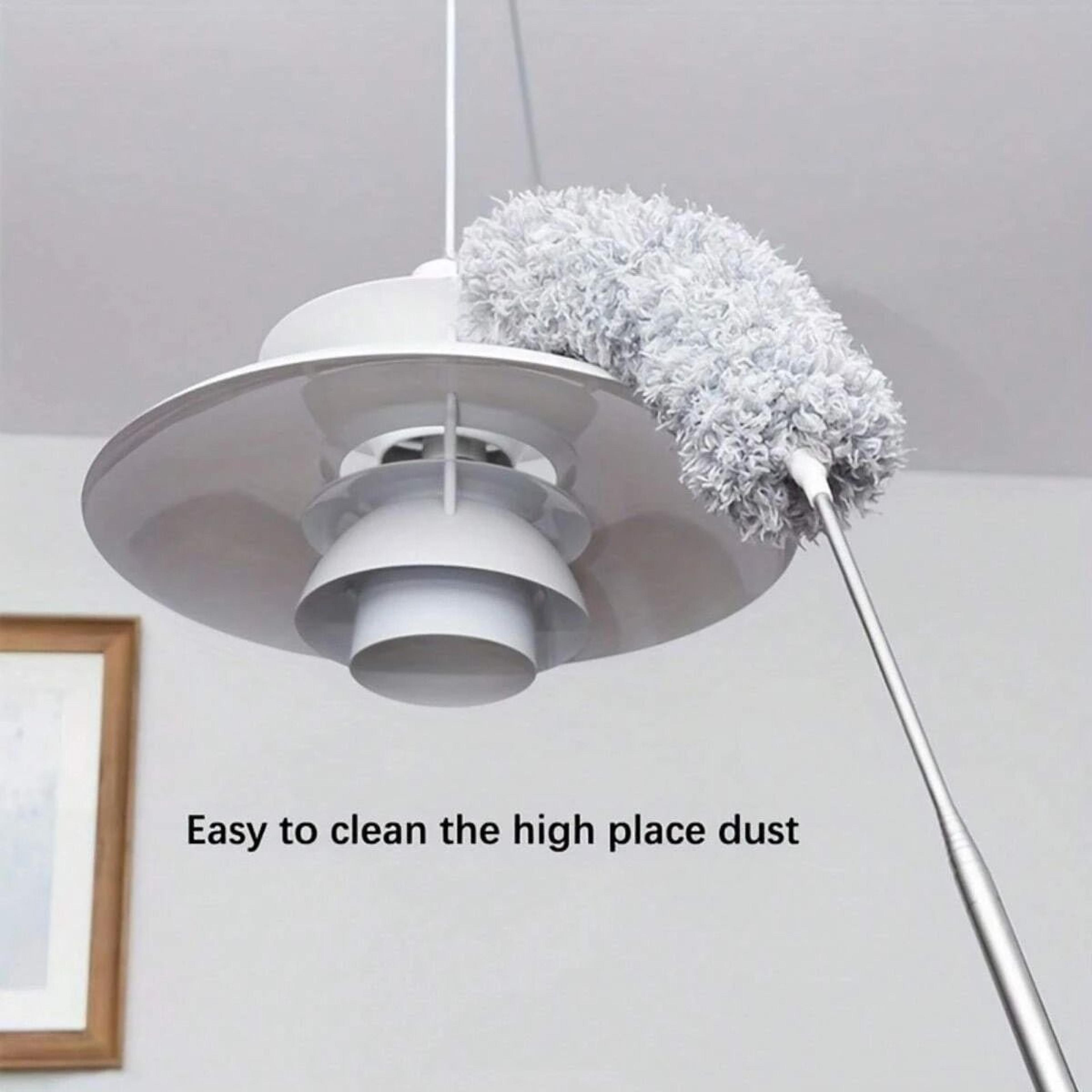 28m Extendable Microfiber Duster With Telescopic Stainless Steel Handle For High Cleaning 2