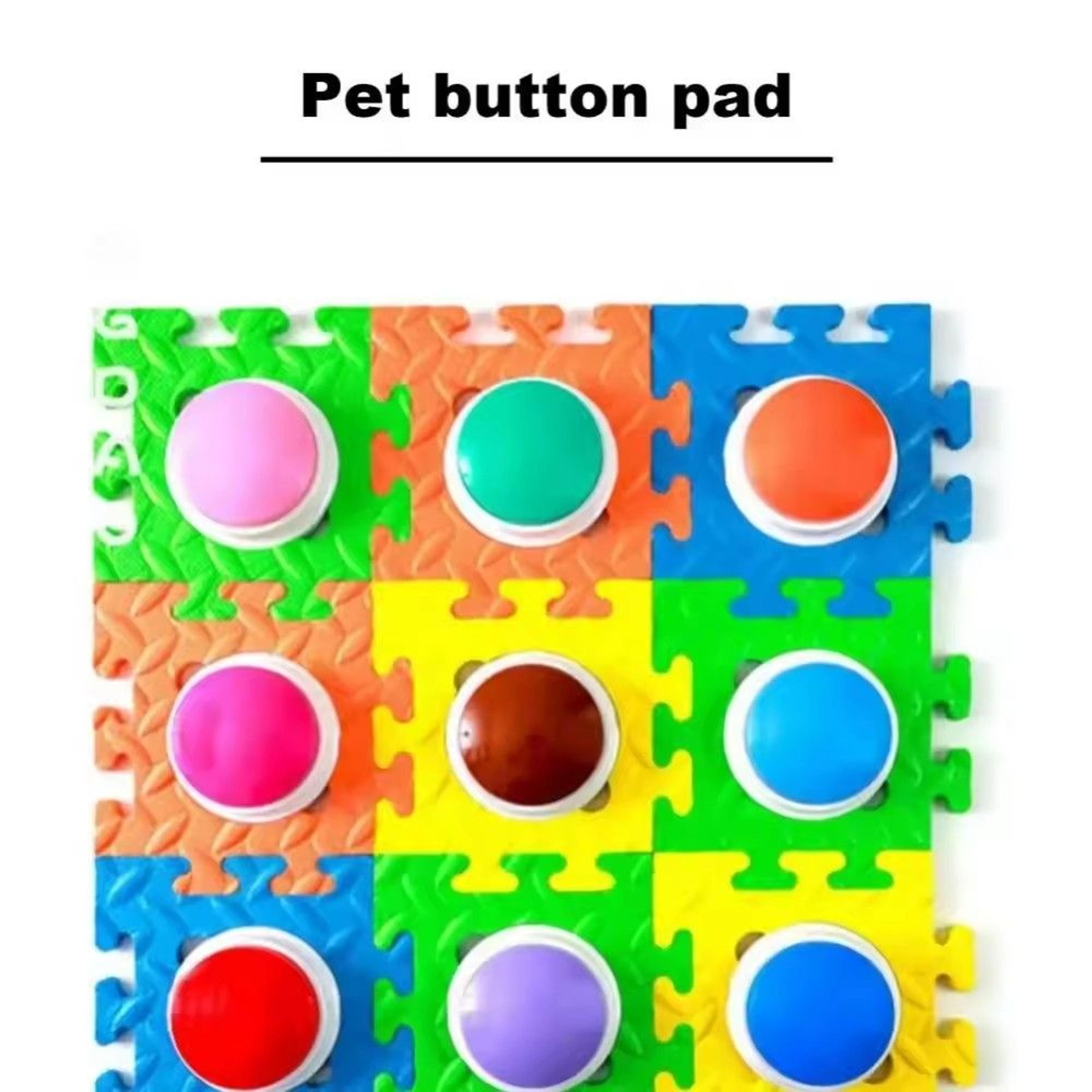 recordable dog buttons set with stickers pet talking buttons for training & routines