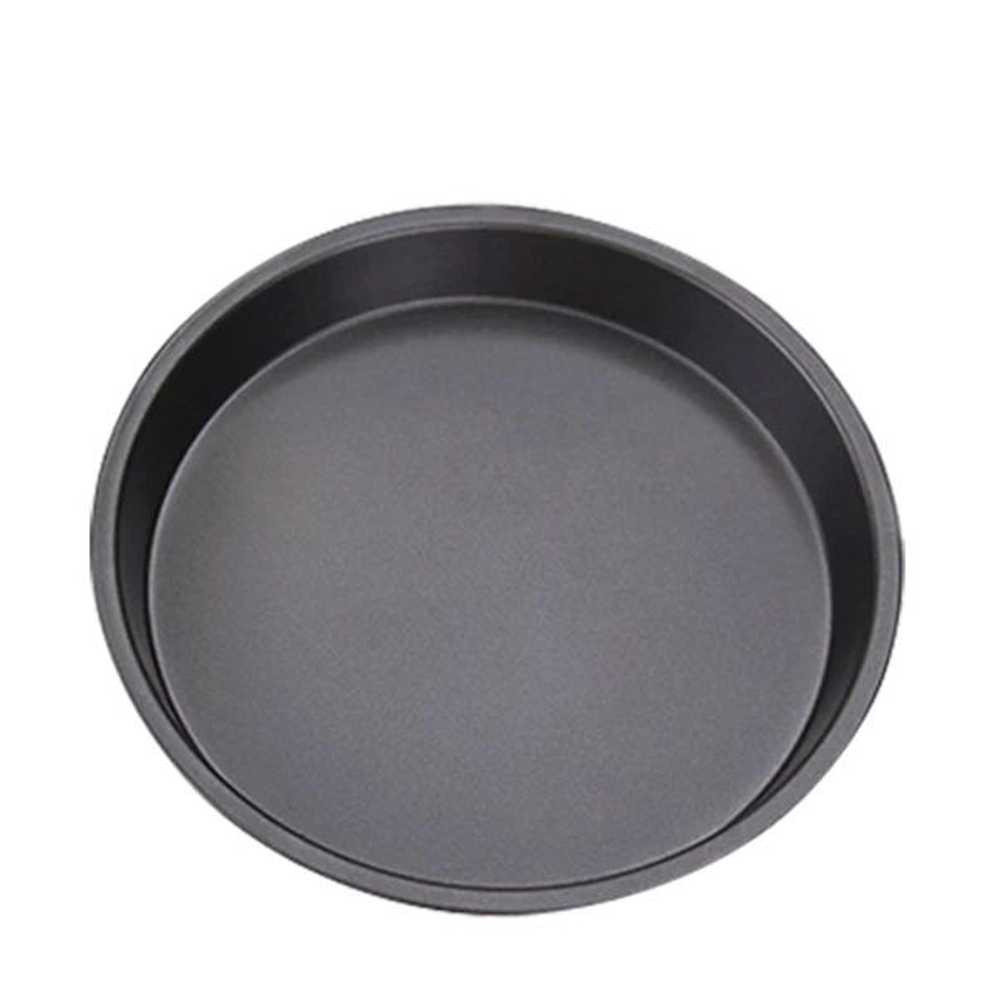 Nonstick Carbon Steel Pizza Baking Pan  Round Pizza Tray For Homemade Ovens 710 Inch 8