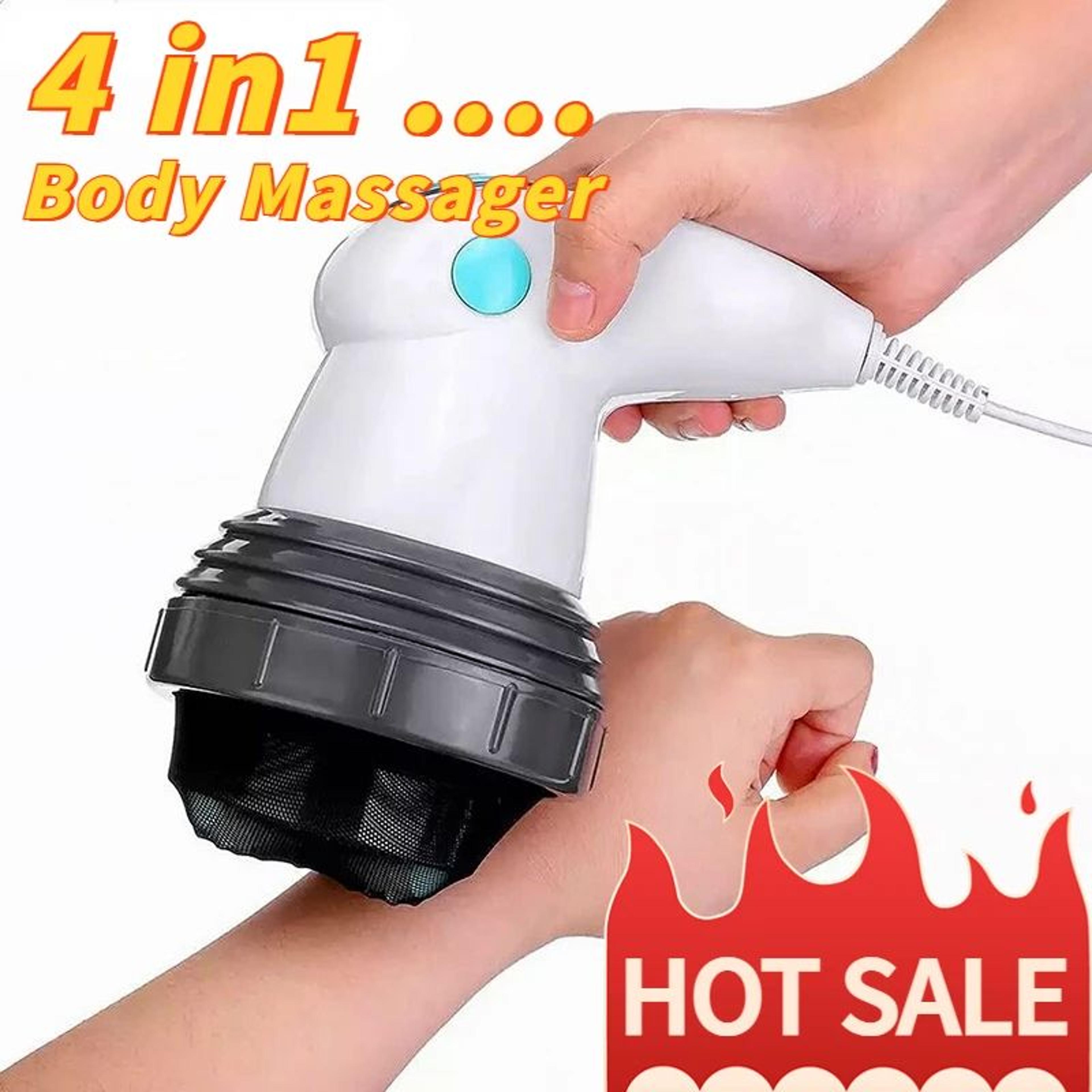 electric body massage gun – magnetic vibrating slim roller for muscle relaxation & body care
