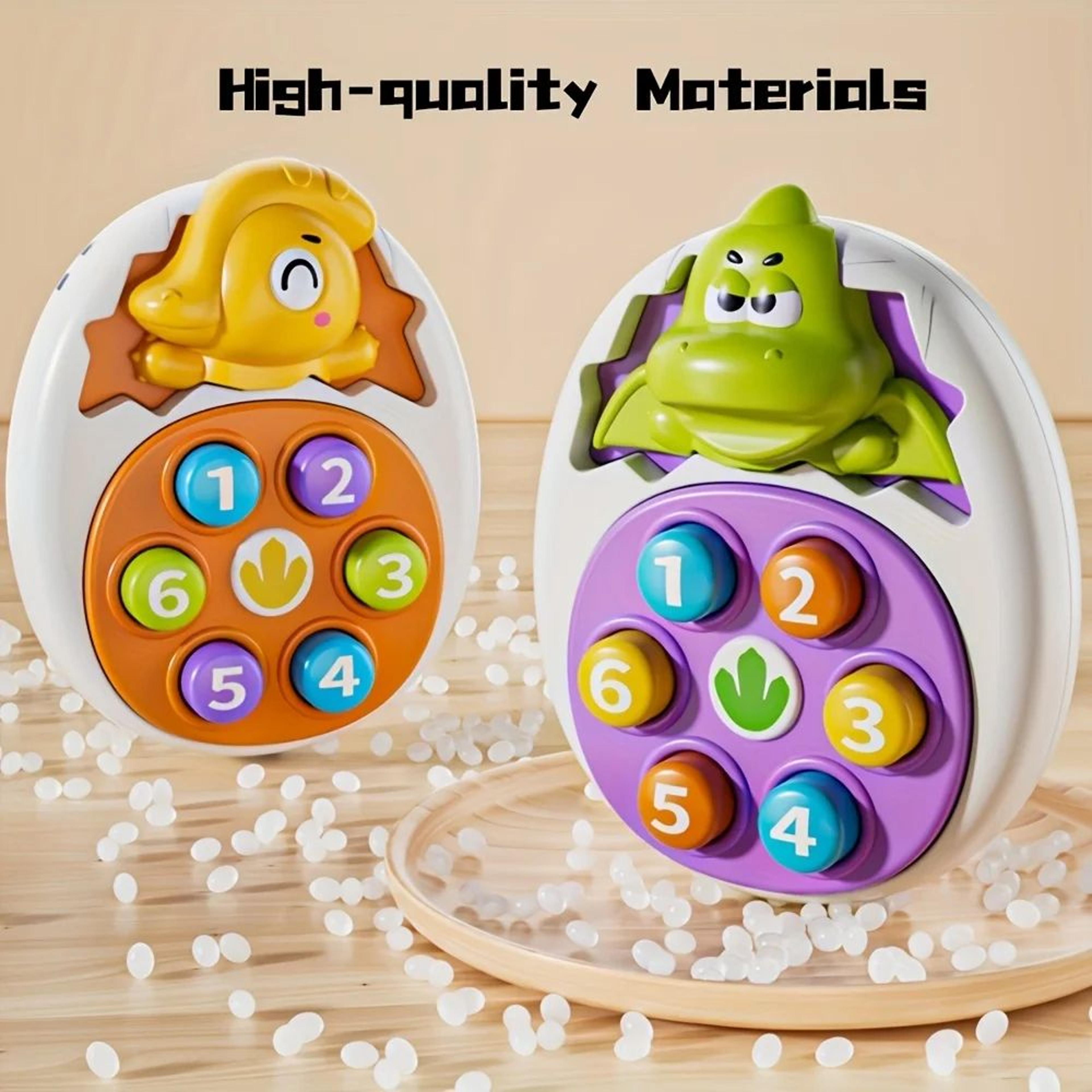 Dinosaur Press  Tap Learning Toy  Interactive Toddler Educational Toy With Colorful Sensory Play 5