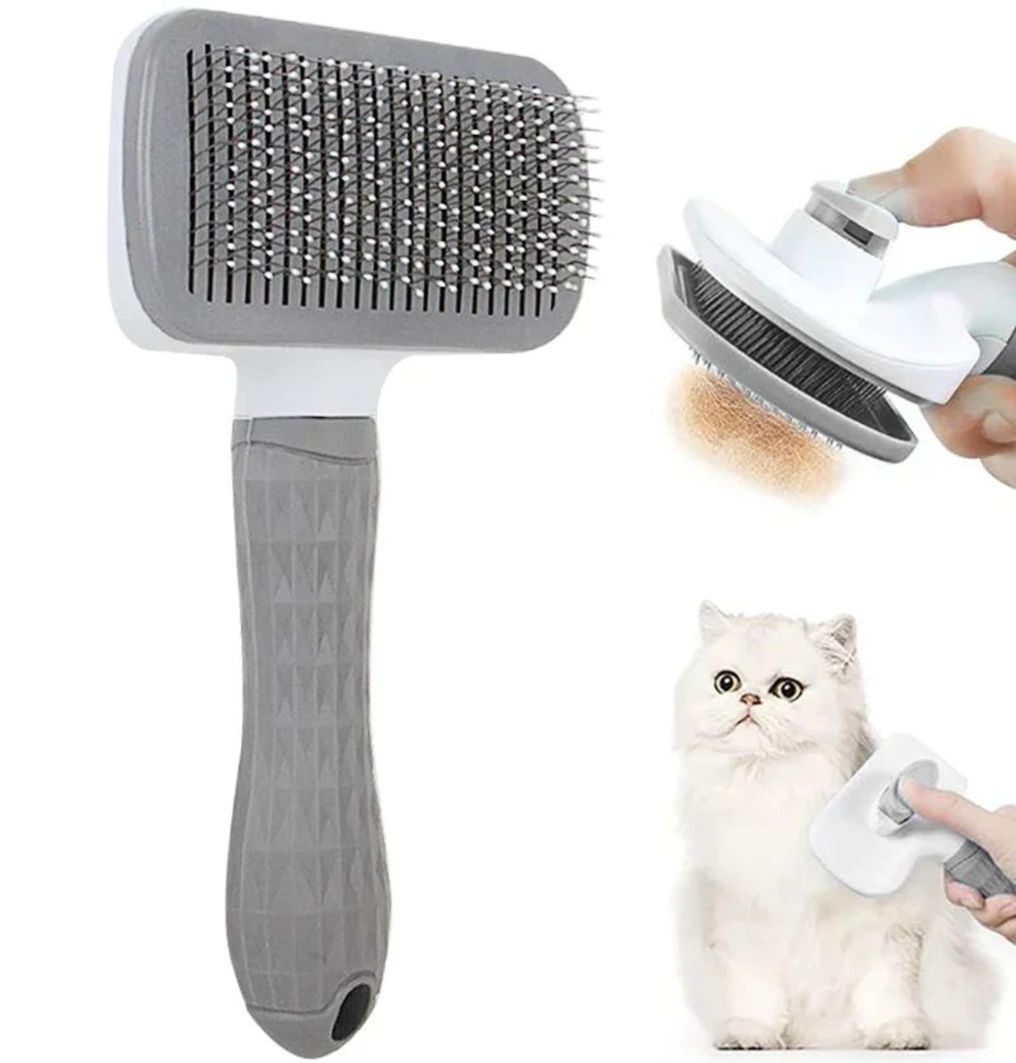 Premium LongHair Dog Hair Remover Brush  Professional Pet Grooming  Fur Care Tool For Cats  Dogs 6