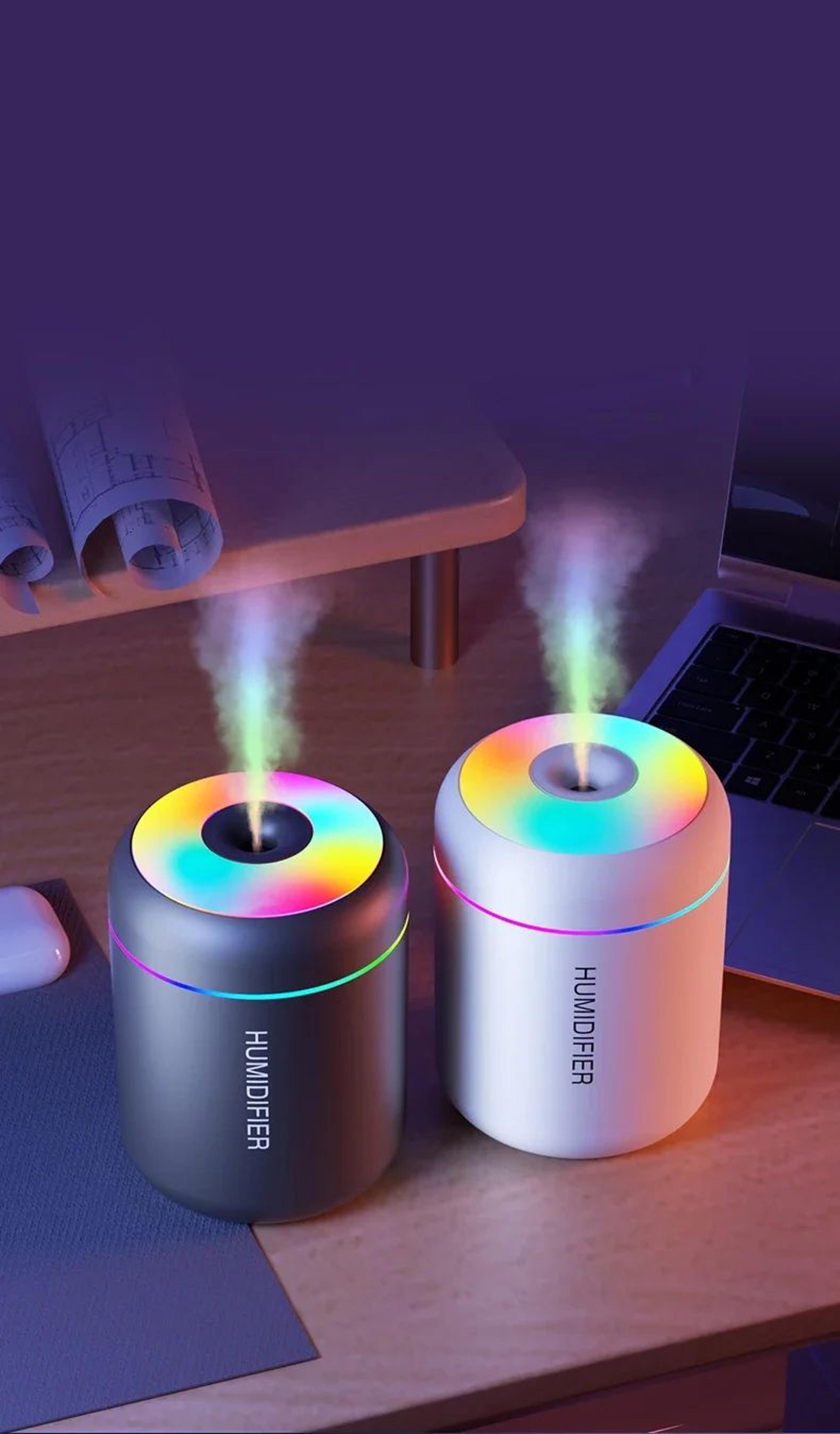 PureMist Mini Air Humidifier  USB Aroma Diffuser With LED Light For Home  Car 2