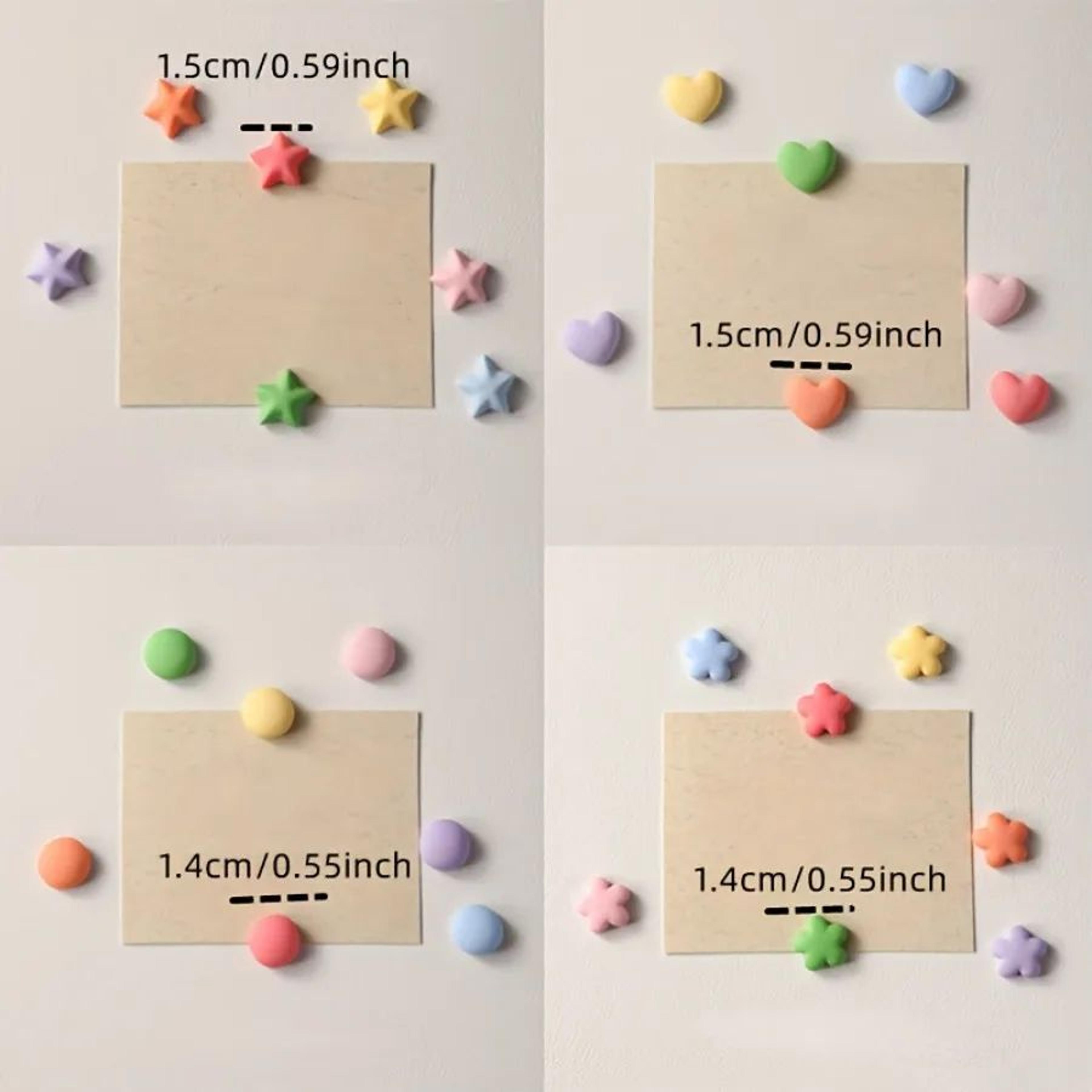 Colorful Star Fridge Magnets Set  14Piece Resin Refrigerator Magnets For Notes  Photos 1