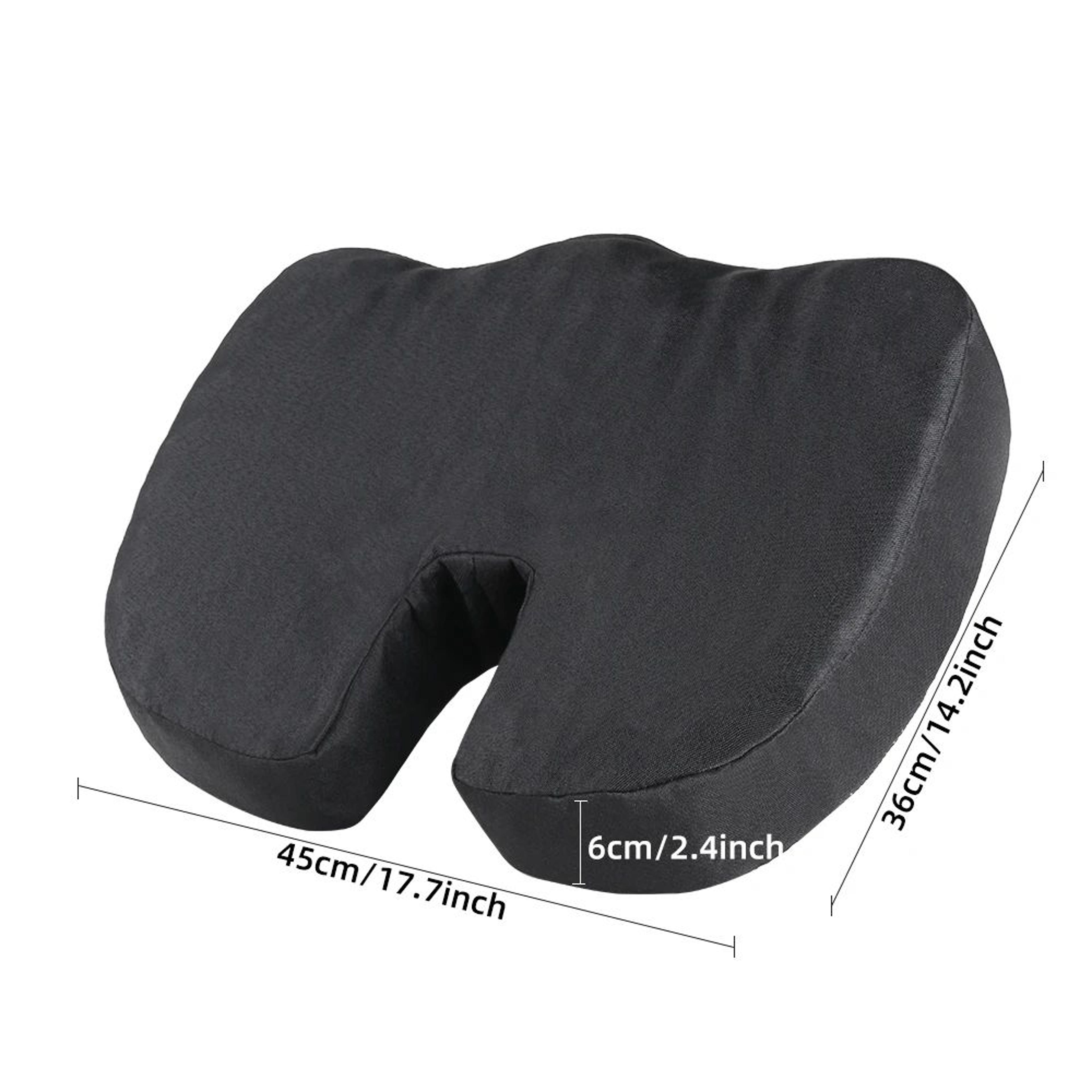 WaveRelief Comfort Seat  UShaped Seat Cushion For Tailbone Pain Relief  Breathable Support 6