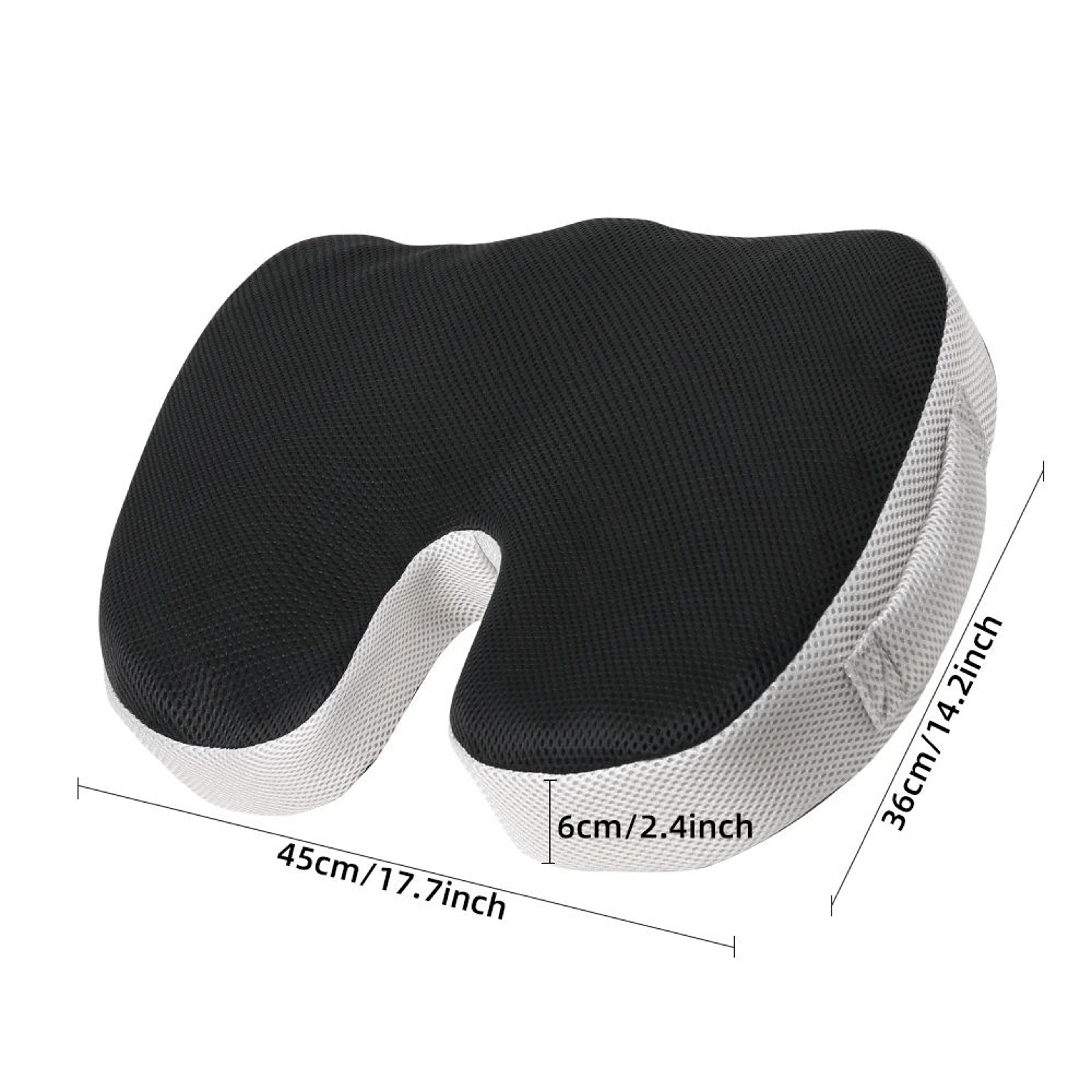 WaveRelief Comfort Seat  UShaped Seat Cushion For Tailbone Pain Relief  Breathable Support 7