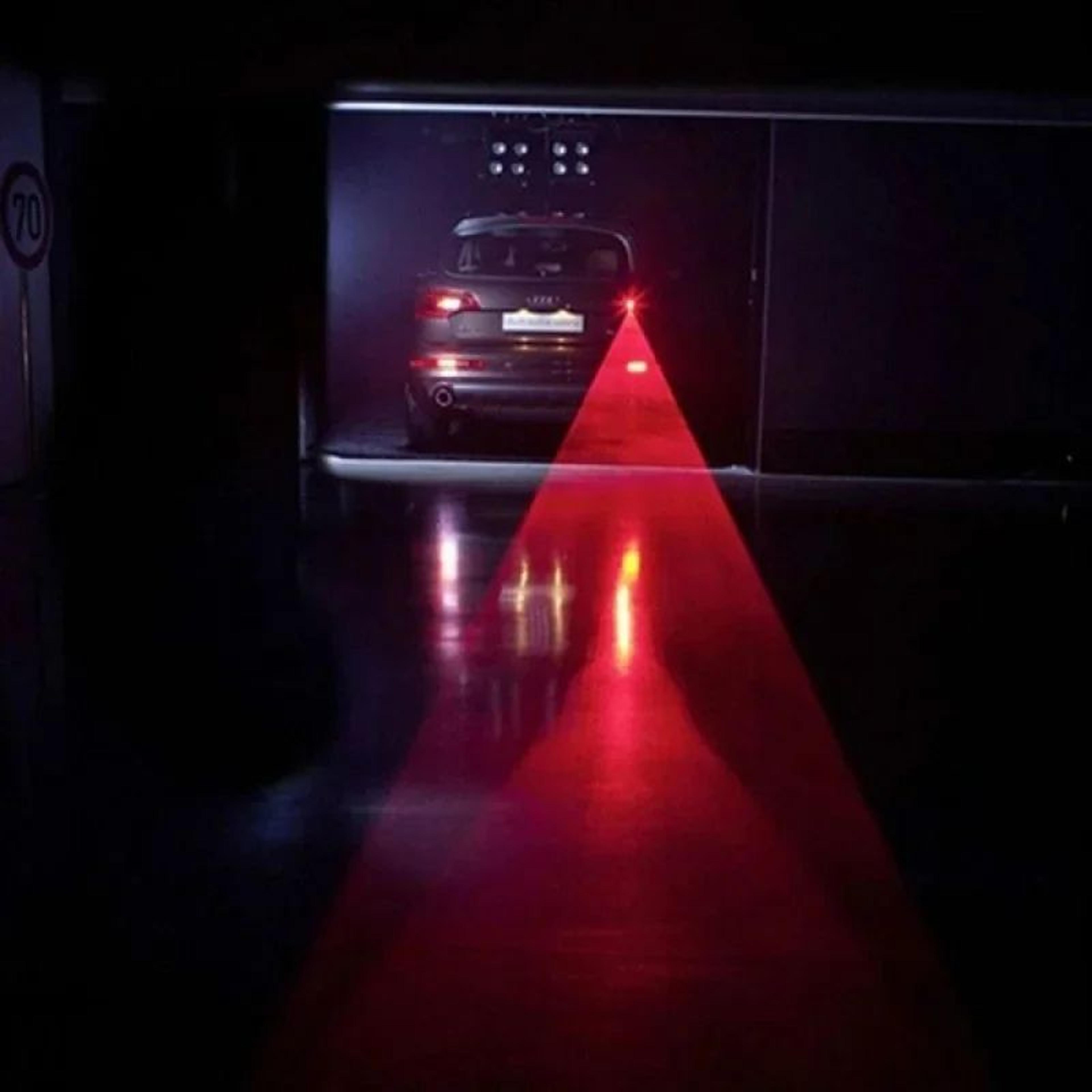 LED Car Laser Fog Light  AntiCollision Rear Warning  Brake Safety Lamp 1